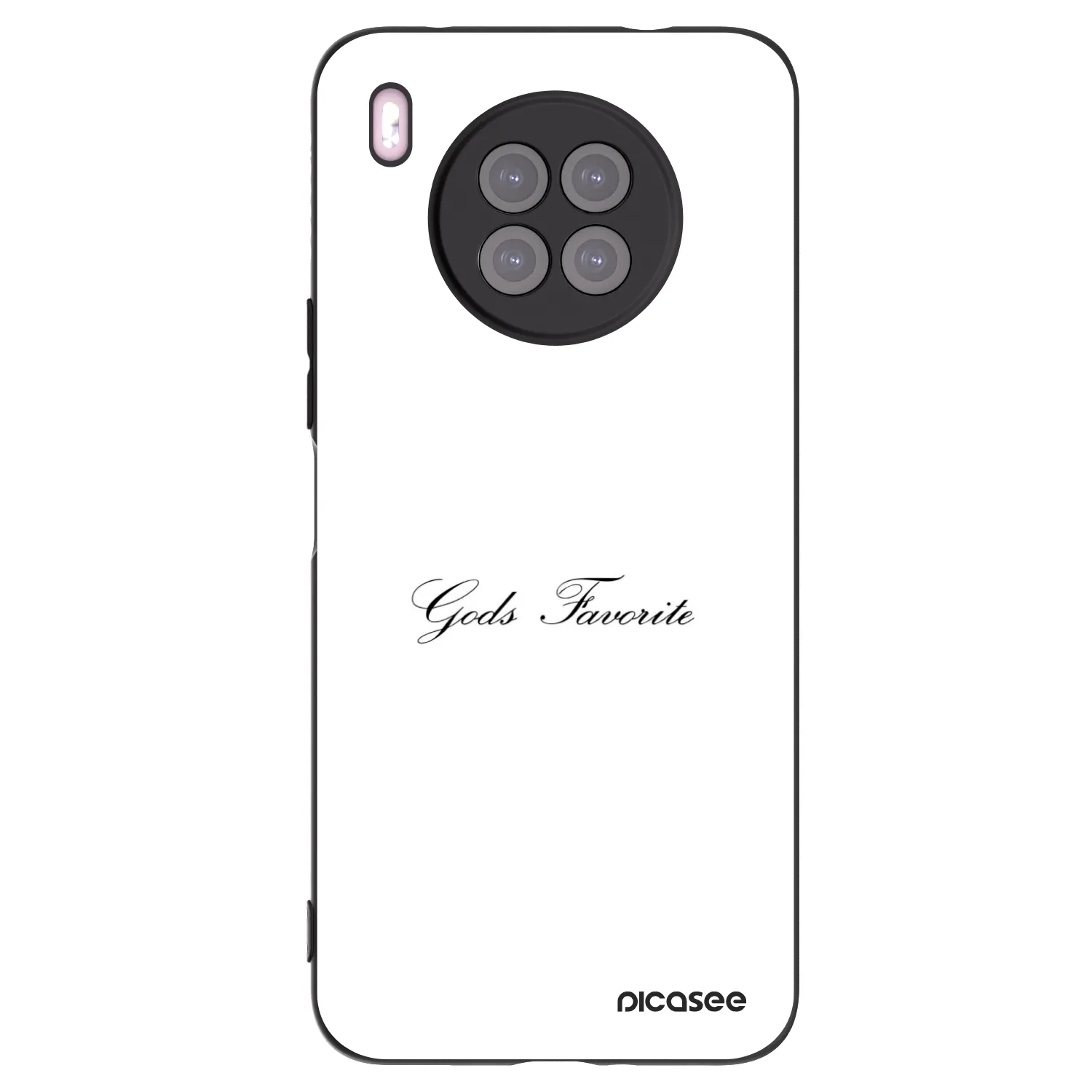 Picasee silikonový černý obal pro Huawei Nova 8i - Gods Favorite