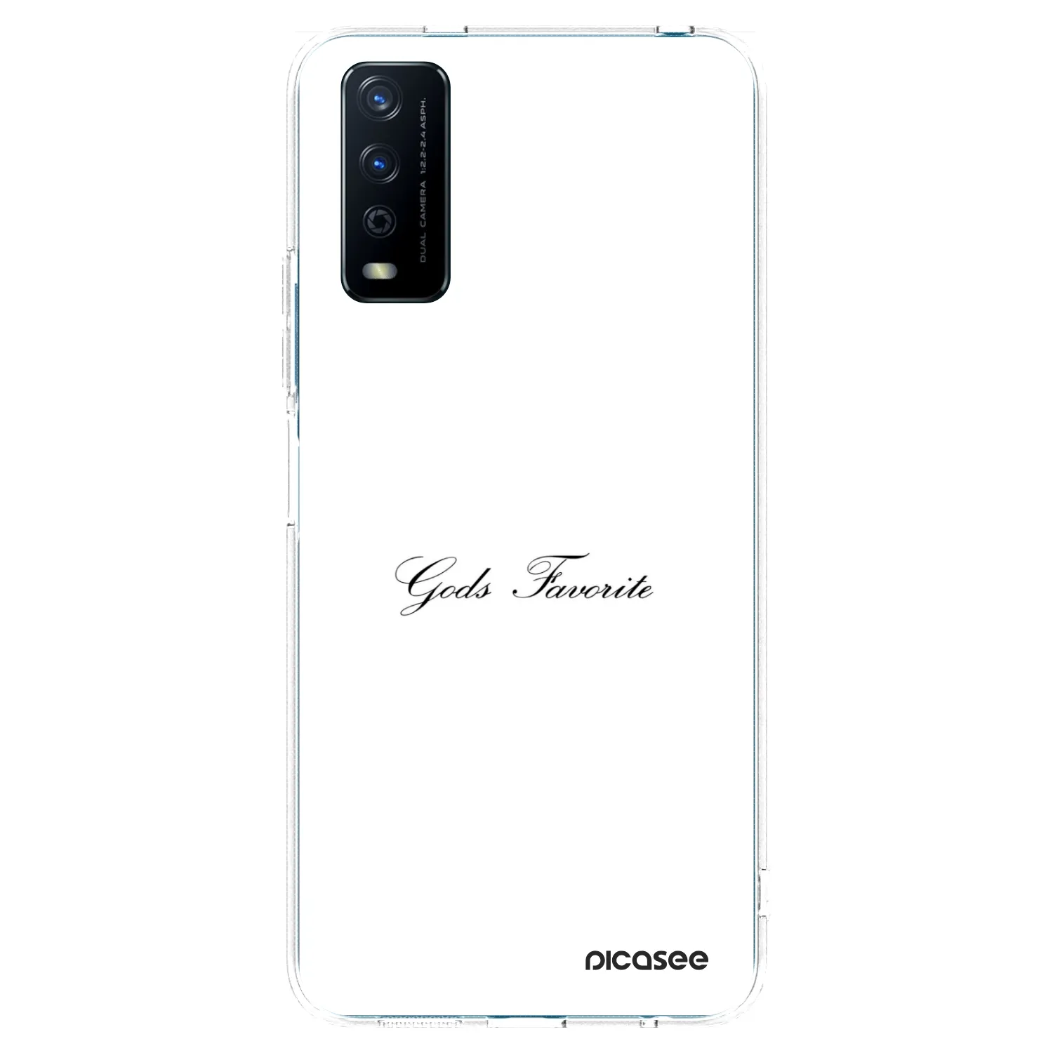 Picasee silikonový průhledný obal pro Vivo Y11s - Gods Favorite