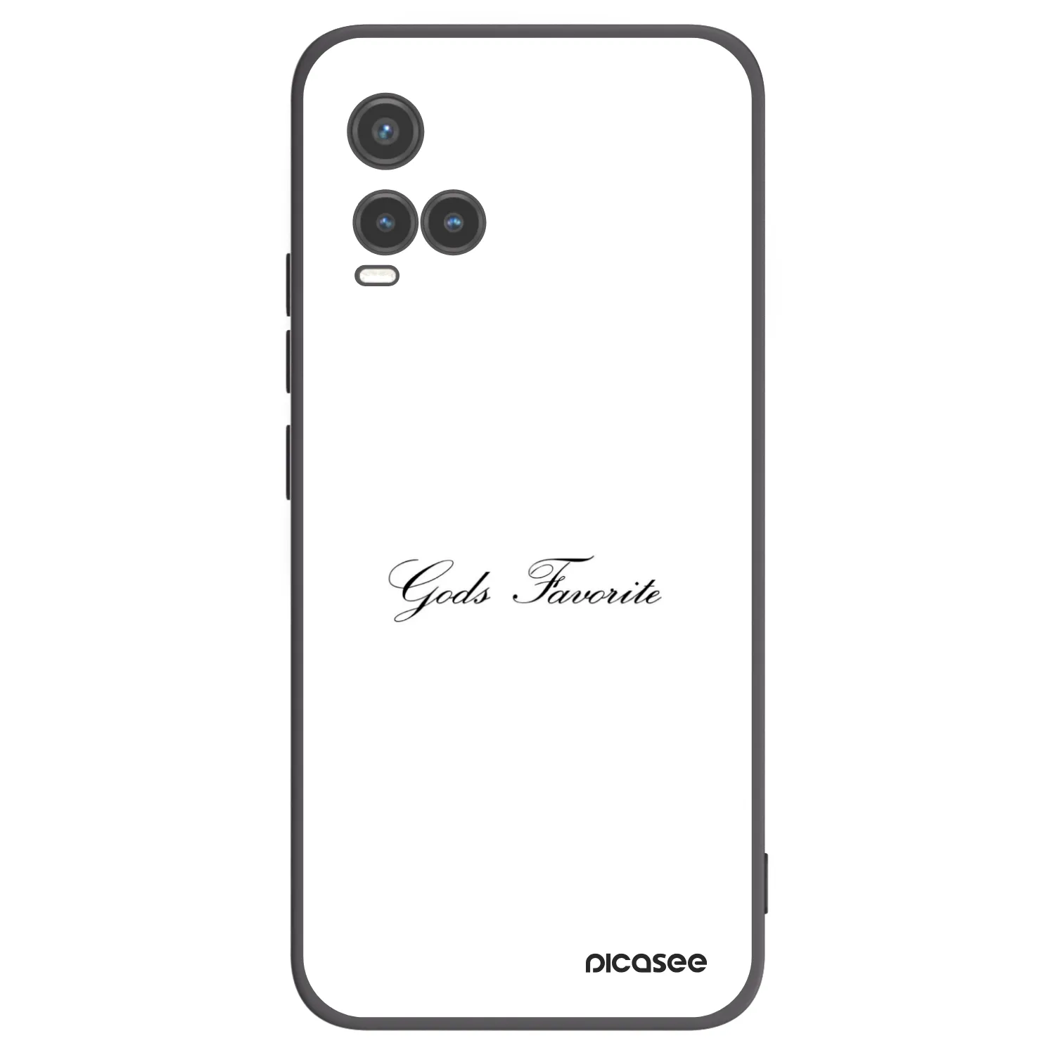 Picasee silikonový černý obal pro Vivo Y33s - Gods Favorite