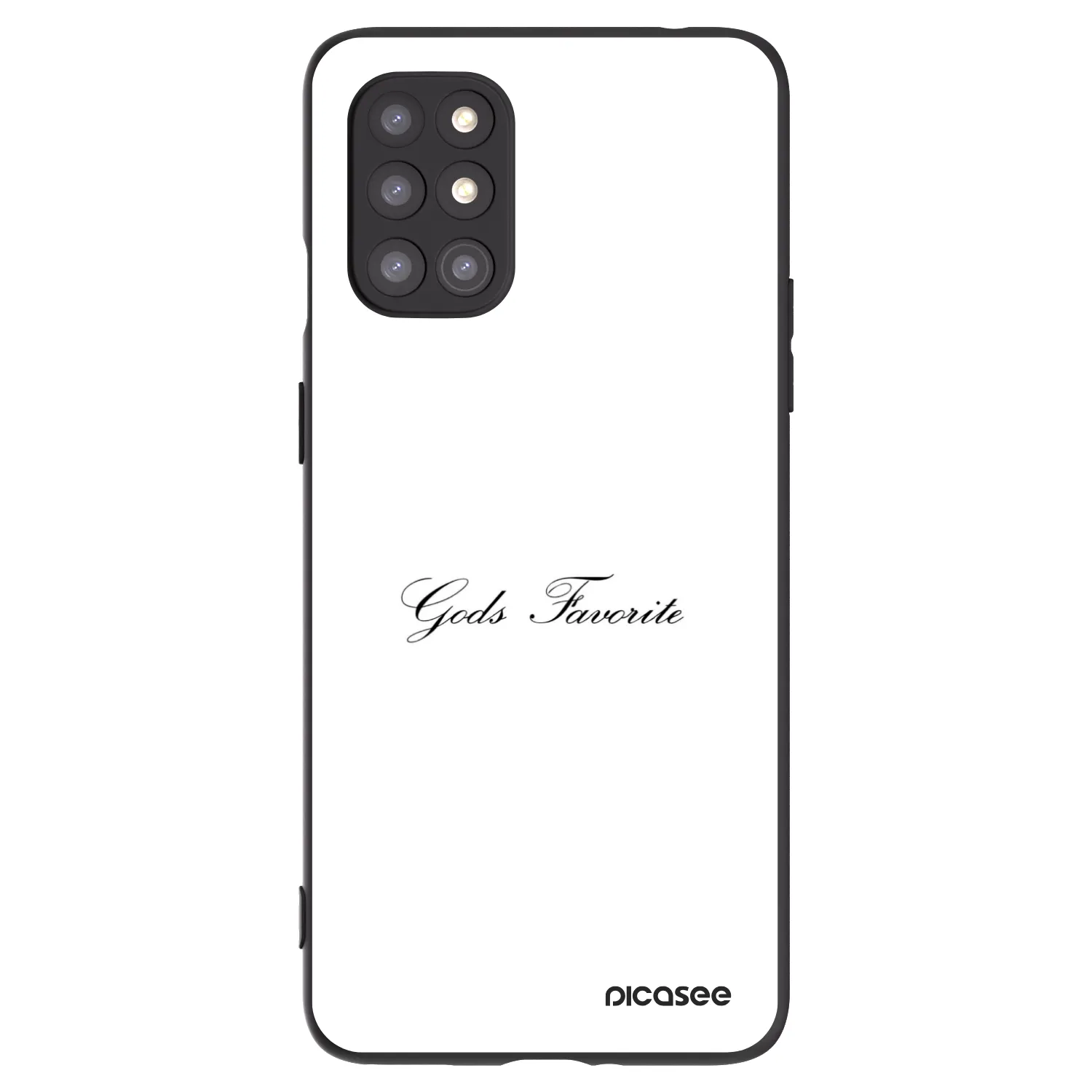 Picasee silikonový černý obal pro OnePlus 8T - Gods Favorite