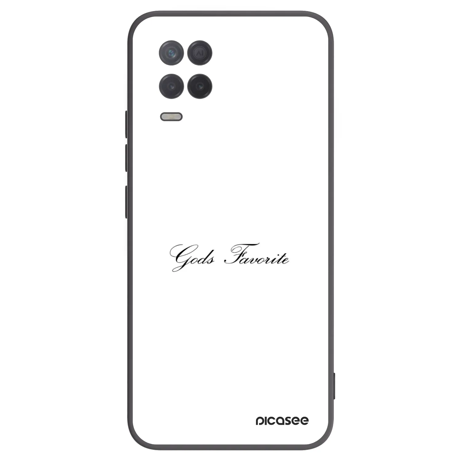 Picasee silikonový černý obal pro Realme 8 5G - Gods Favorite