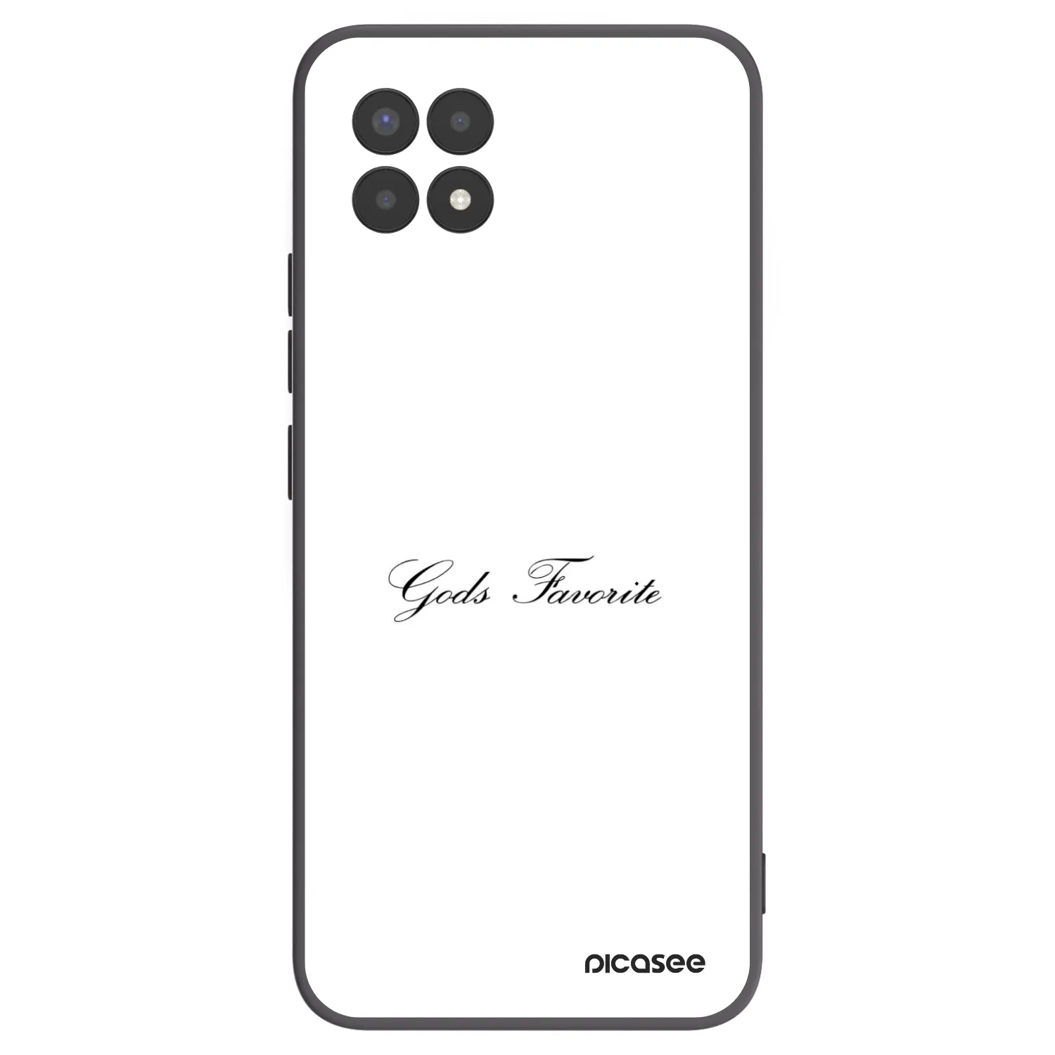 Picasee silikonový černý obal pro Realme 8i - Gods Favorite