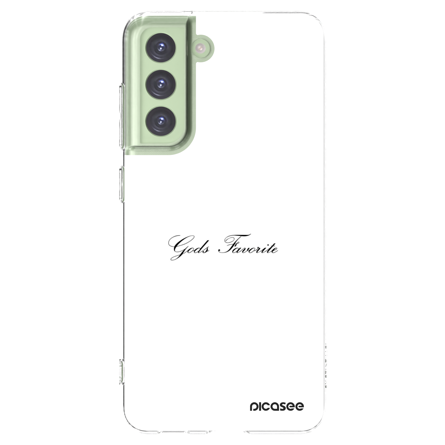 Picasee silikonový průhledný obal pro Samsung Galaxy S21 FE 5G - Gods Favorite