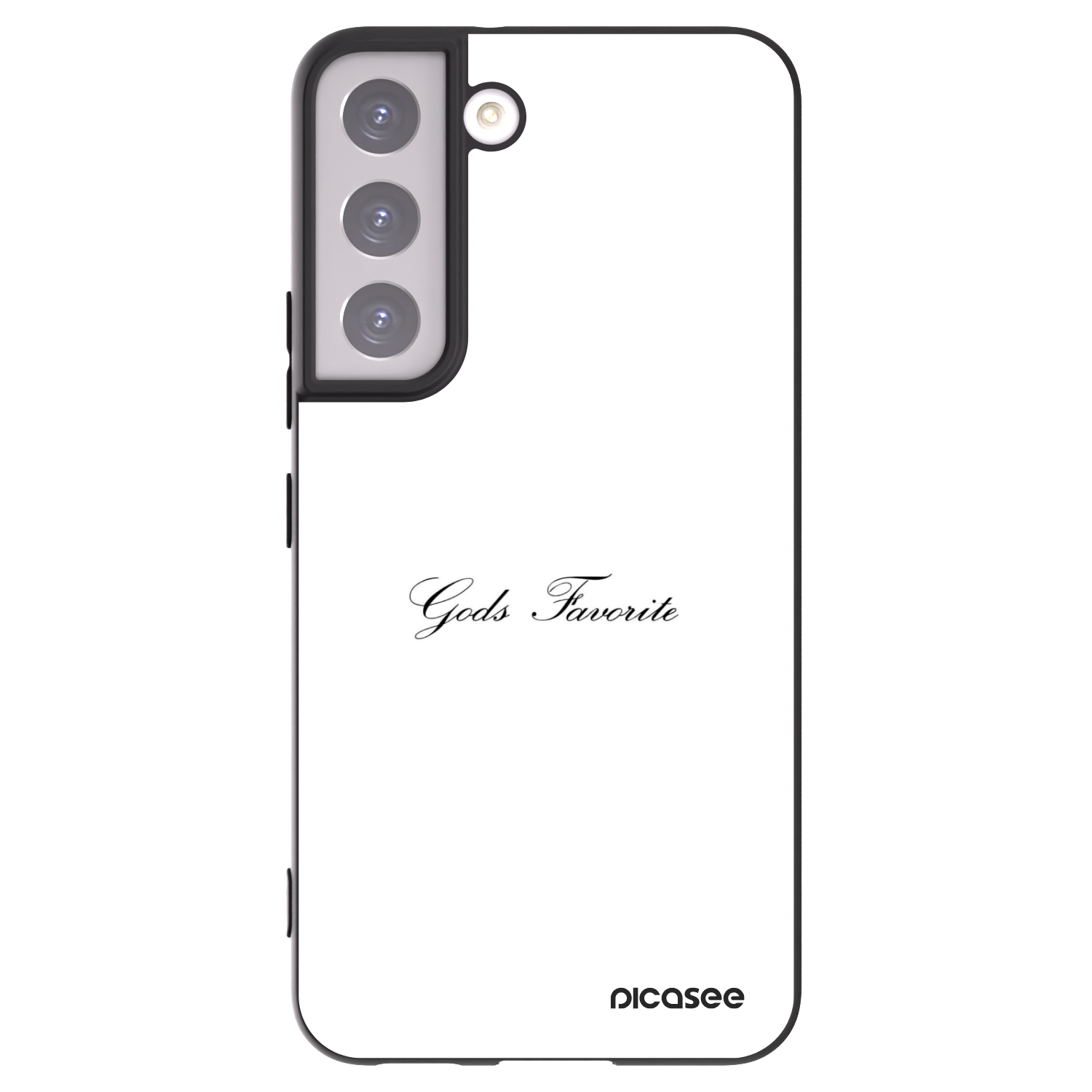 Picasee silikonový černý obal pro Samsung Galaxy S22 5G - Gods Favorite