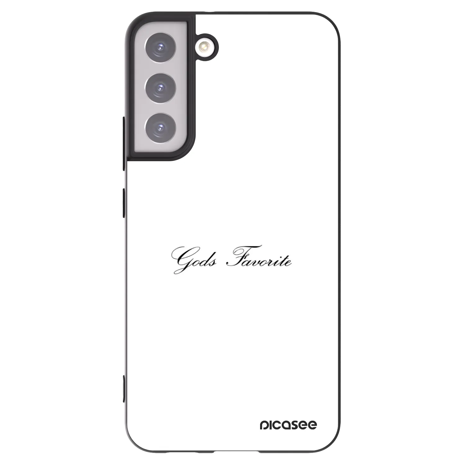 Picasee silikonový černý obal pro Samsung Galaxy S22+ 5G - Gods Favorite