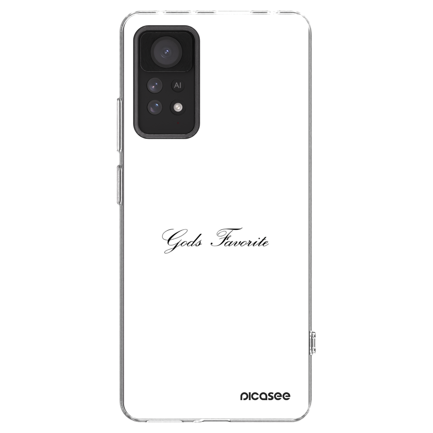 Picasee silikonový průhledný obal pro Xiaomi Redmi Note 11 Pro 5G - Gods Favorite