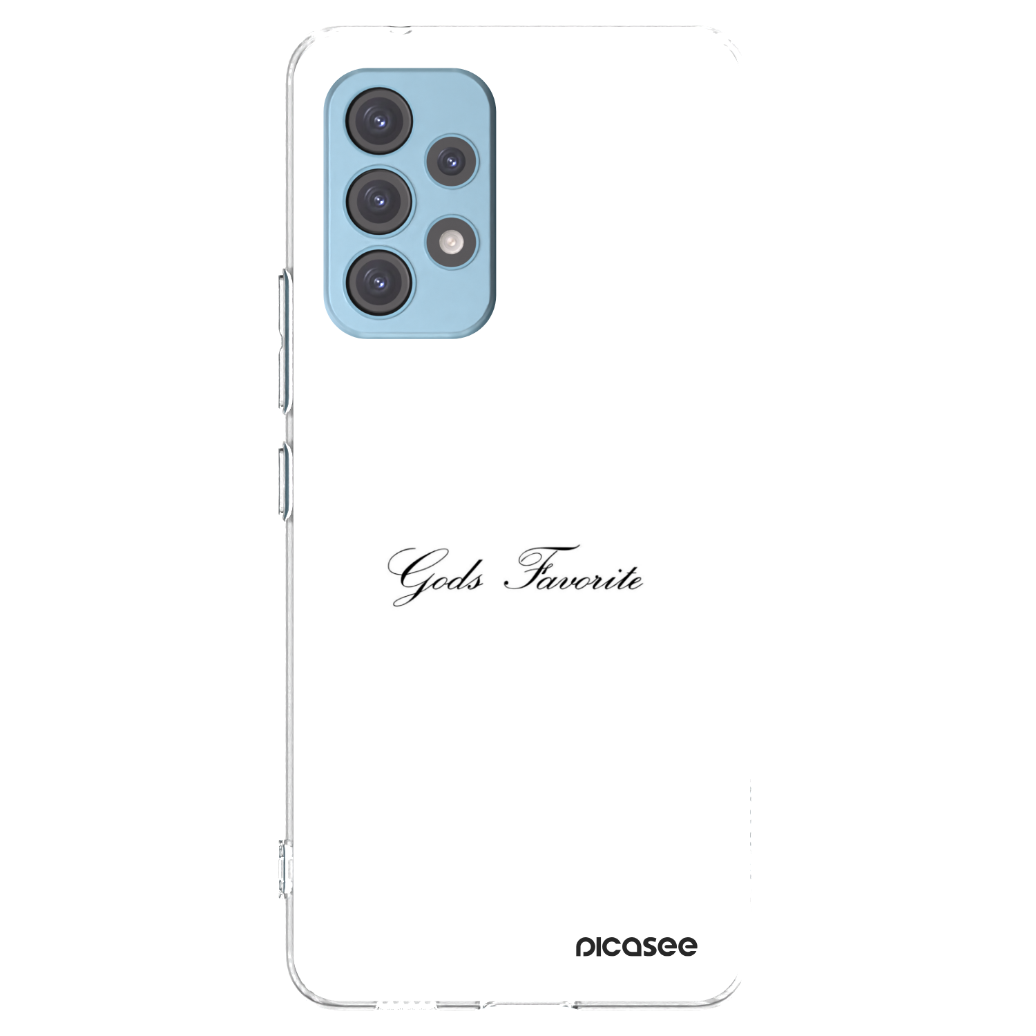 Picasee silikonový průhledný obal pro Samsung Galaxy A53 5G A536 - Gods Favorite