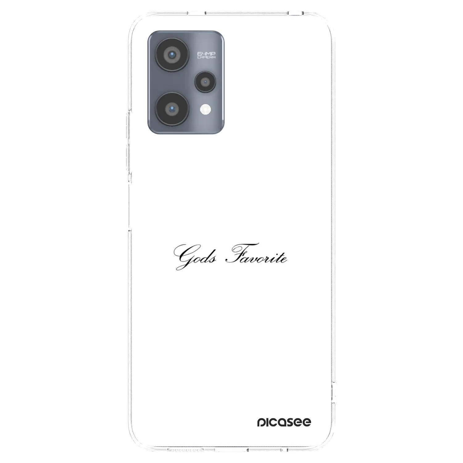 Picasee silikonový průhledný obal pro Realme 9 Pro 5G - Gods Favorite
