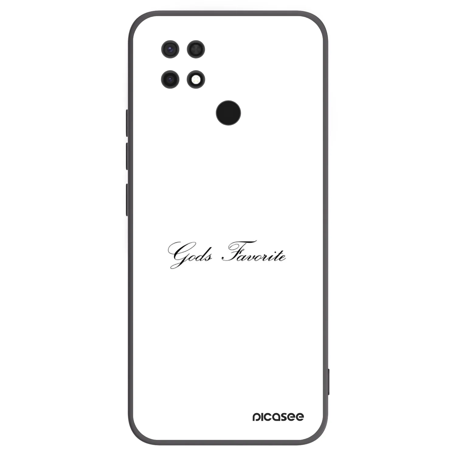 Picasee silikonový černý obal pro Xiaomi Redmi 10C - Gods Favorite