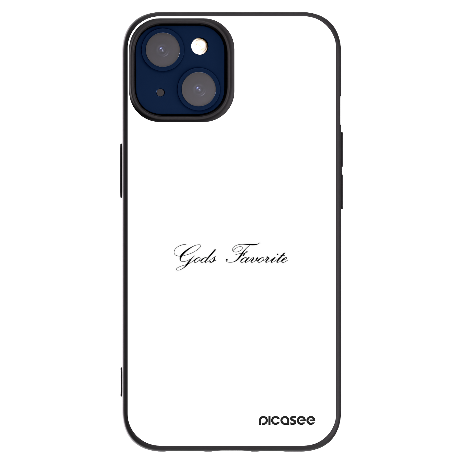 Picasee silikonový černý obal pro Apple iPhone 14 - Gods Favorite