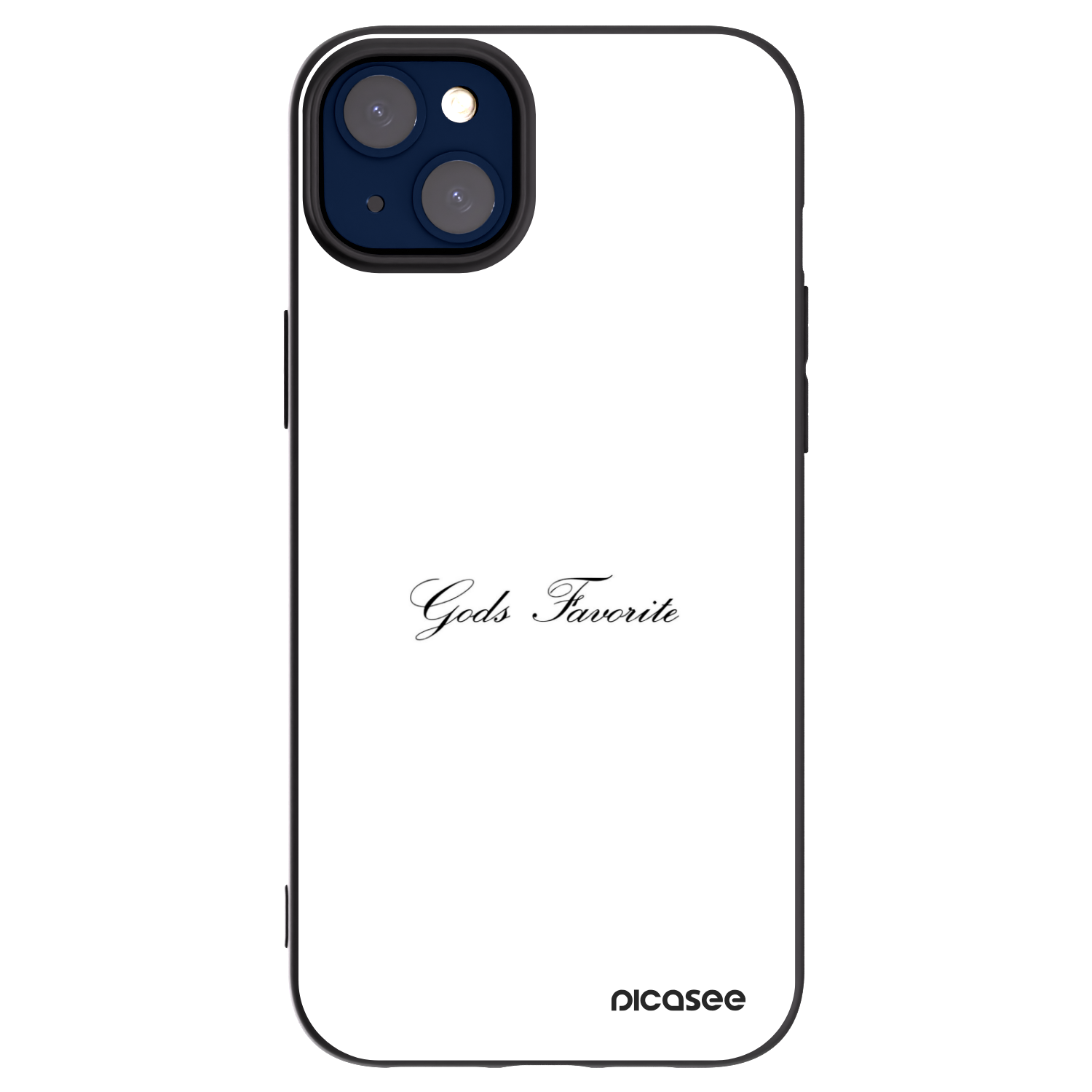 Picasee silikonový černý obal pro Apple iPhone 14 Plus - Gods Favorite