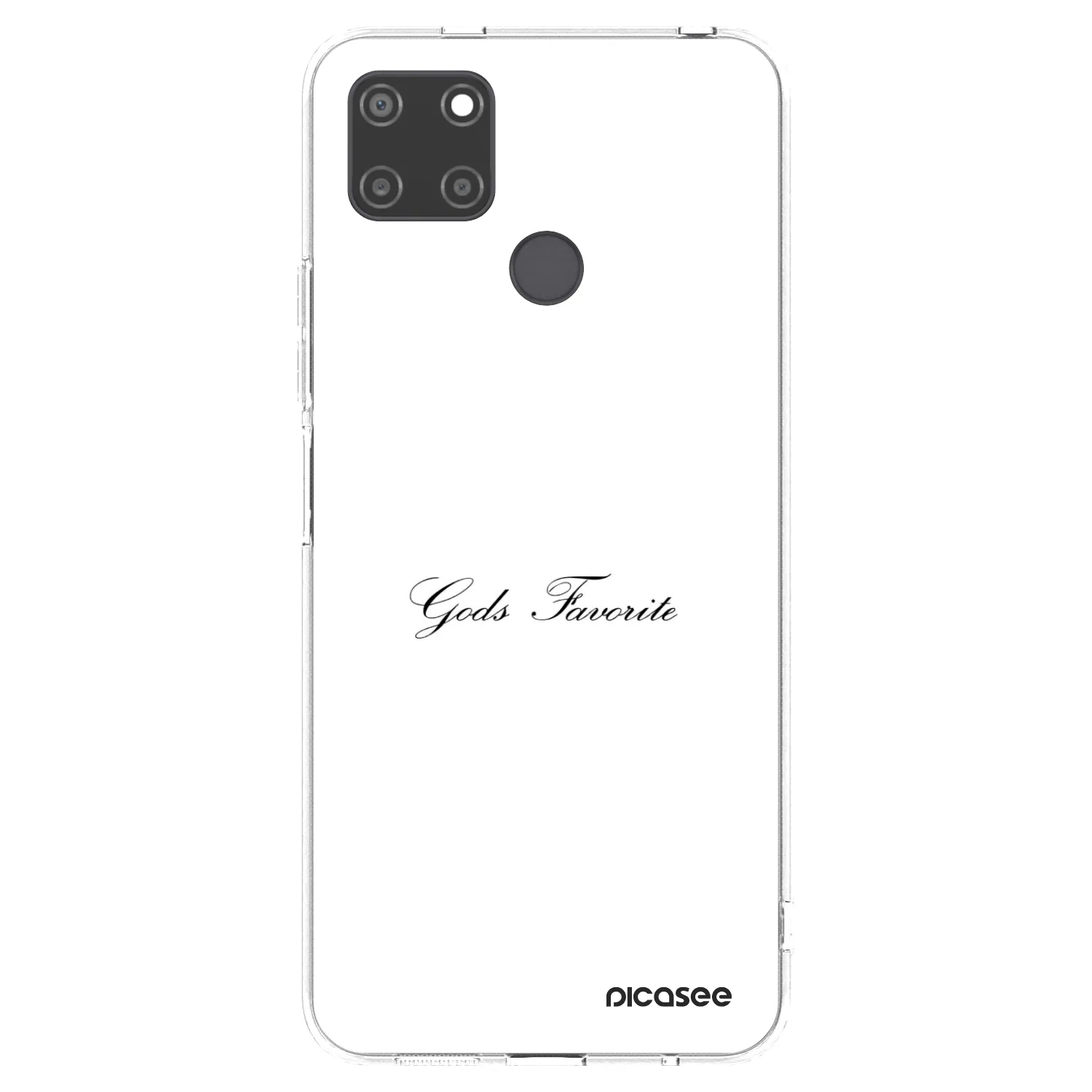 Picasee silikonový průhledný obal pro Realme C21Y - Gods Favorite