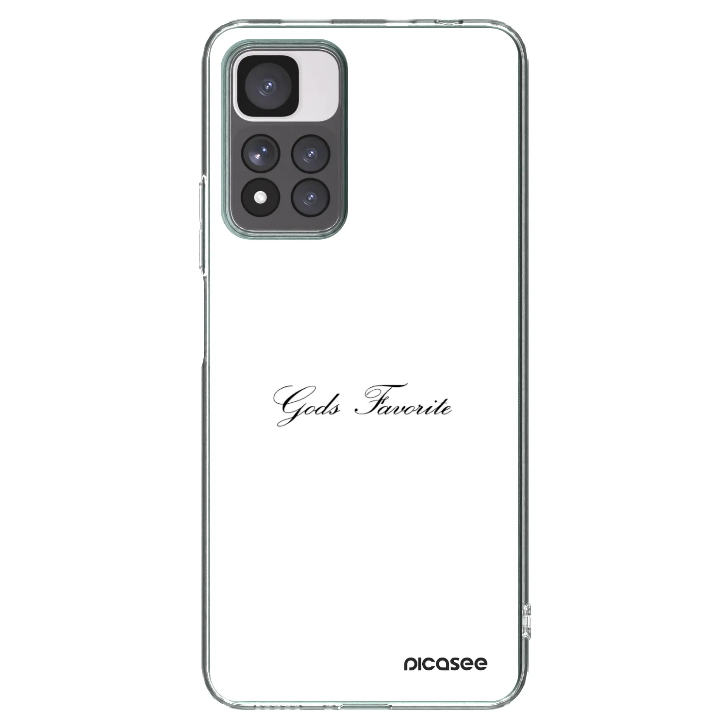 Picasee silikonový průhledný obal pro Xiaomi Redmi Note 11 Pro+ 5G - Gods Favorite