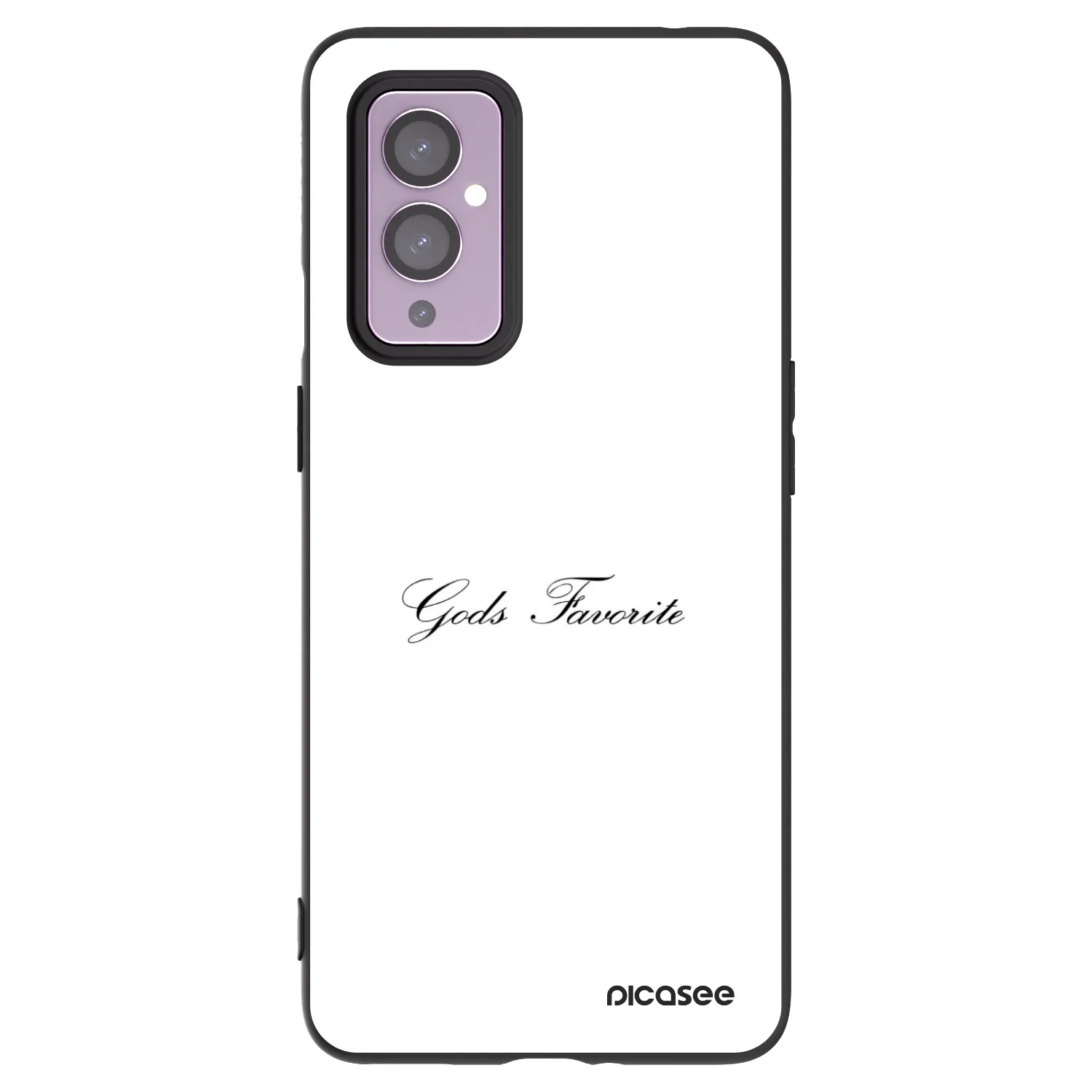 Picasee silikonový černý obal pro OnePlus 9 - Gods Favorite
