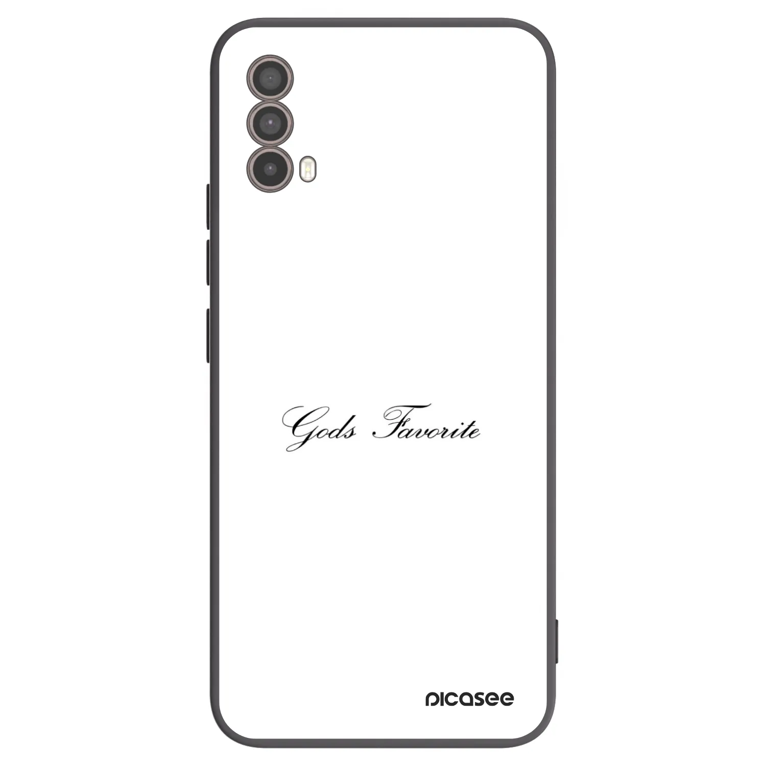 Picasee silikonový černý obal pro Motorola Moto E40 - Gods Favorite