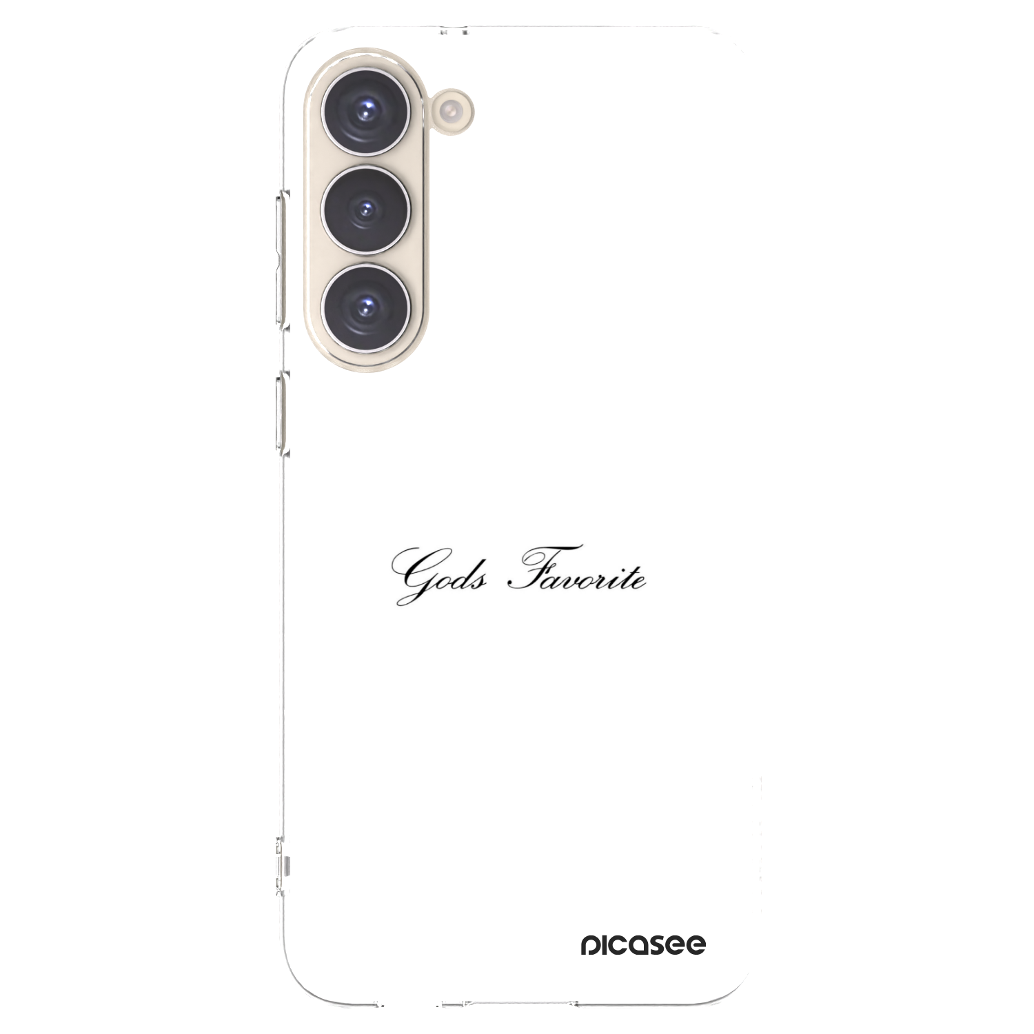 Picasee silikonový průhledný obal pro Samsung Galaxy S23+ 5G - Gods Favorite