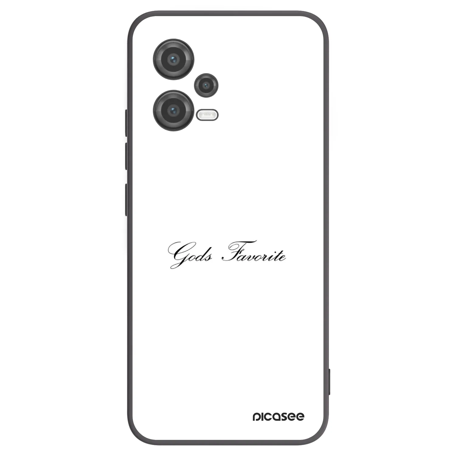 Picasee silikonový černý obal pro Xiaomi Poco X5 - Gods Favorite