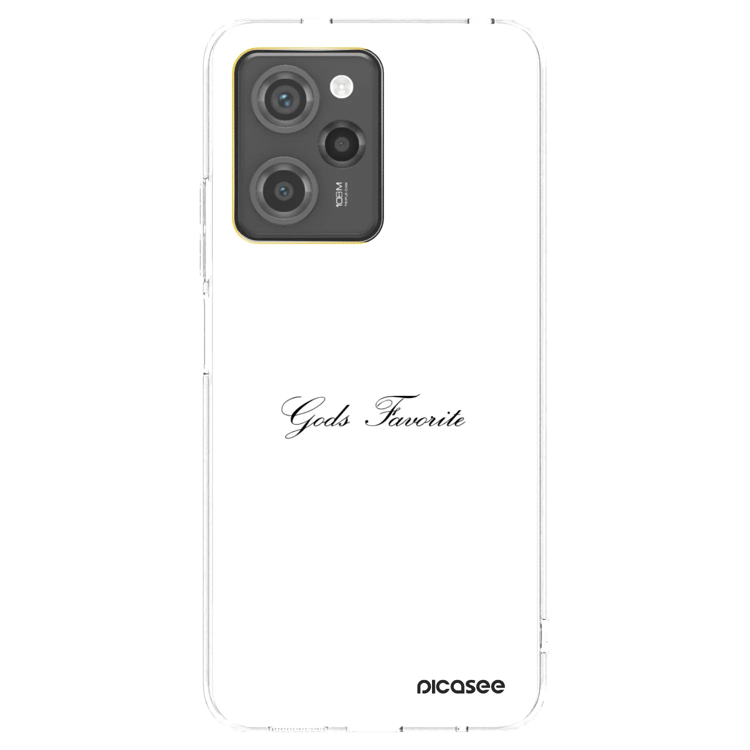 Picasee silikonový průhledný obal pro Xiaomi Poco X5 Pro - Gods Favorite