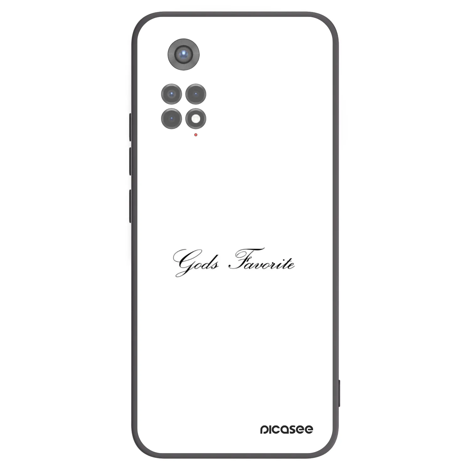 Picasee silikonový černý obal pro Xiaomi Redmi Note 11S 5G - Gods Favorite