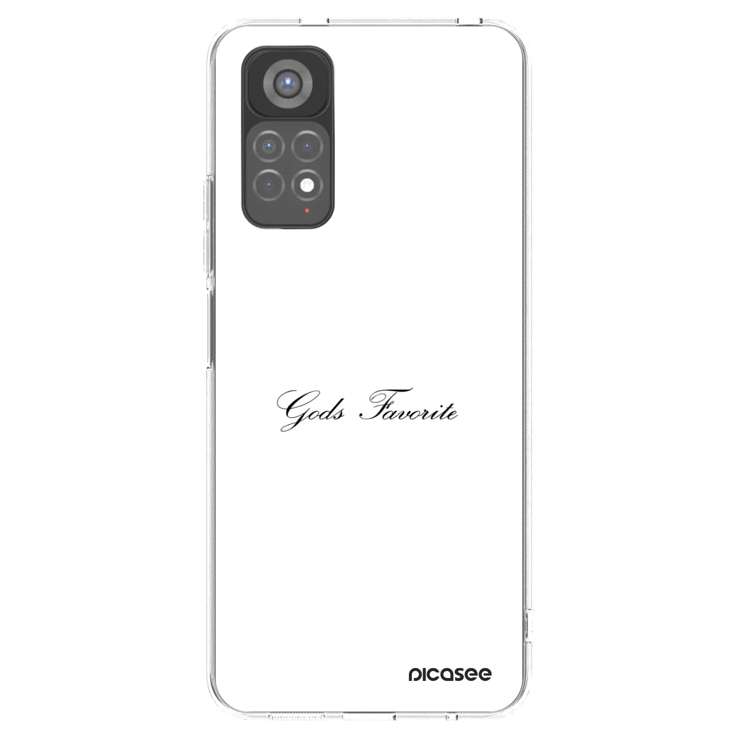 Picasee silikonový průhledný obal pro Xiaomi Redmi Note 11S 5G - Gods Favorite