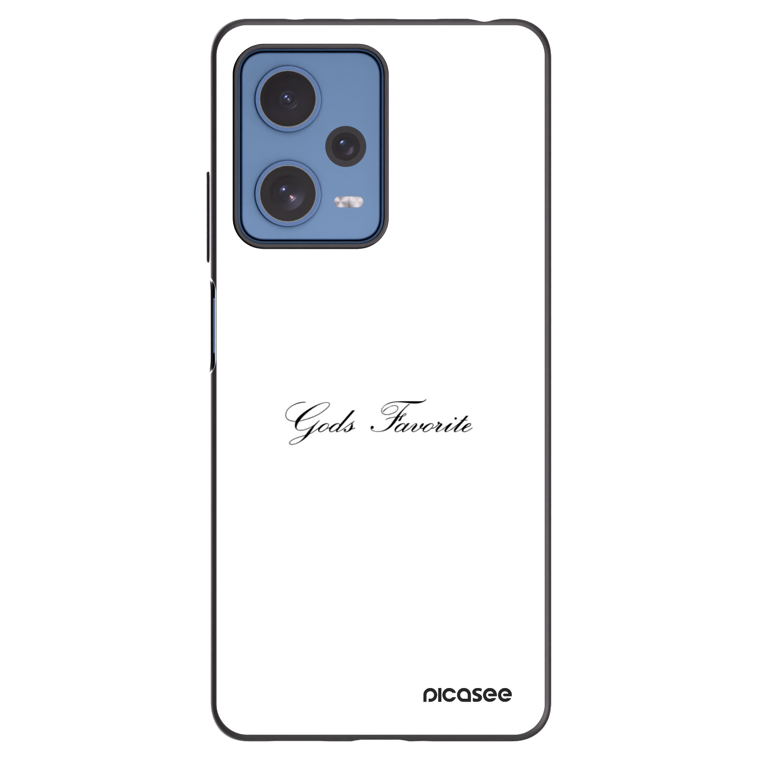 Picasee silikonový černý obal pro Xiaomi Redmi Note 12 Pro 5G - Gods Favorite