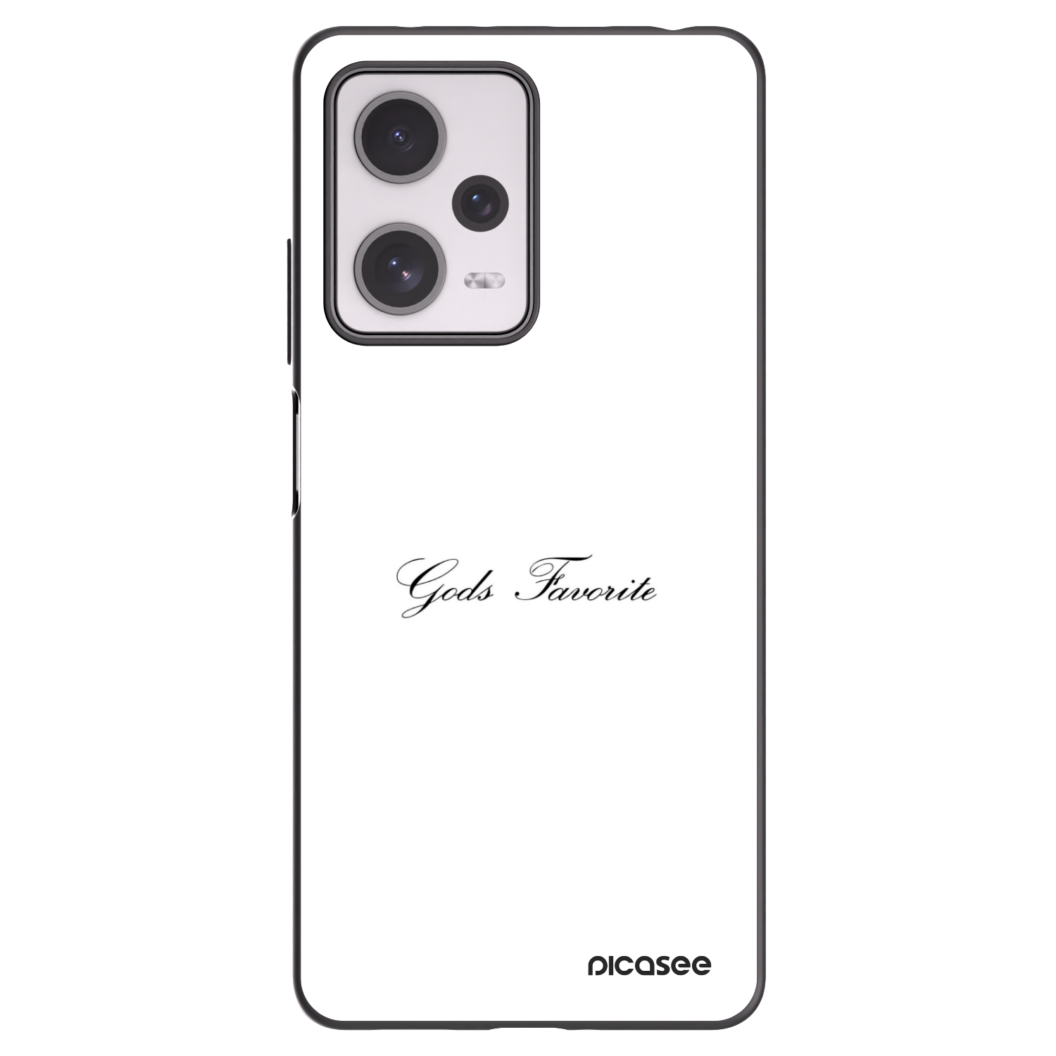 Picasee silikonový černý obal pro Xiaomi Redmi Note 12 Pro+ 5G - Gods Favorite
