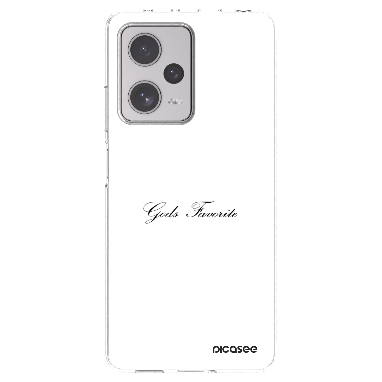 Picasee silikonový průhledný obal pro Xiaomi Redmi Note 12 Pro+ 5G - Gods Favorite