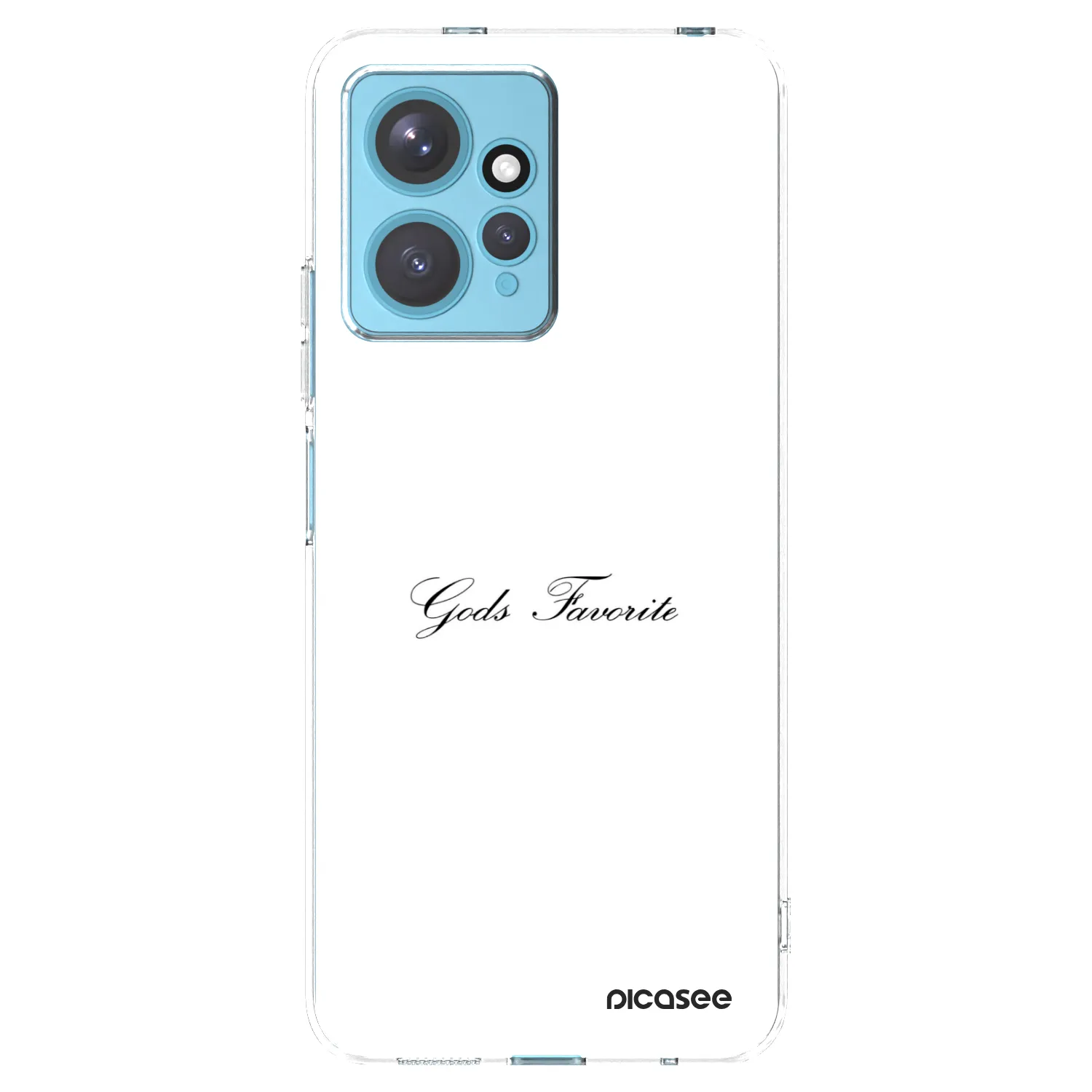 Picasee silikonový průhledný obal pro Xiaomi Redmi Note 12 4G - Gods Favorite