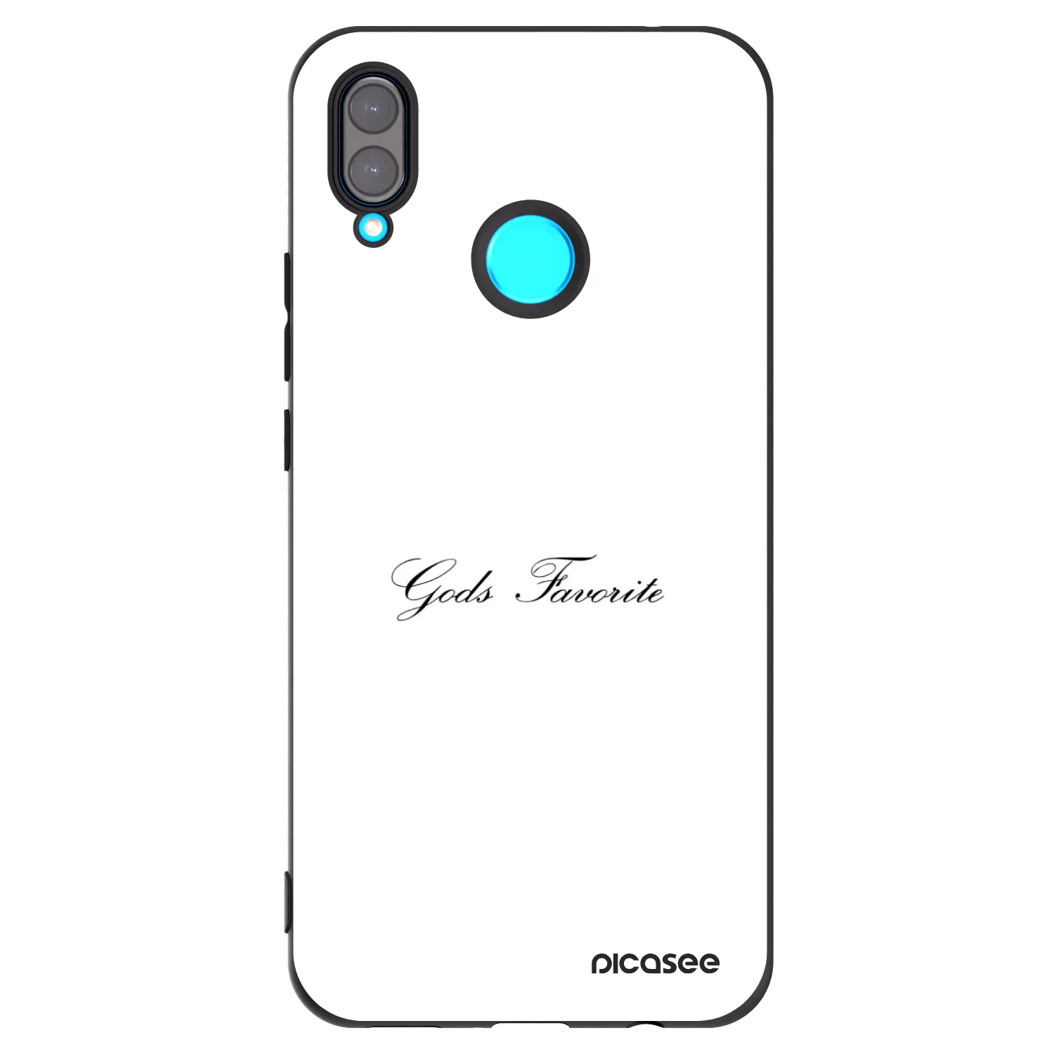 Picasee silikonový černý obal pro Huawei Nova 3 - Gods Favorite