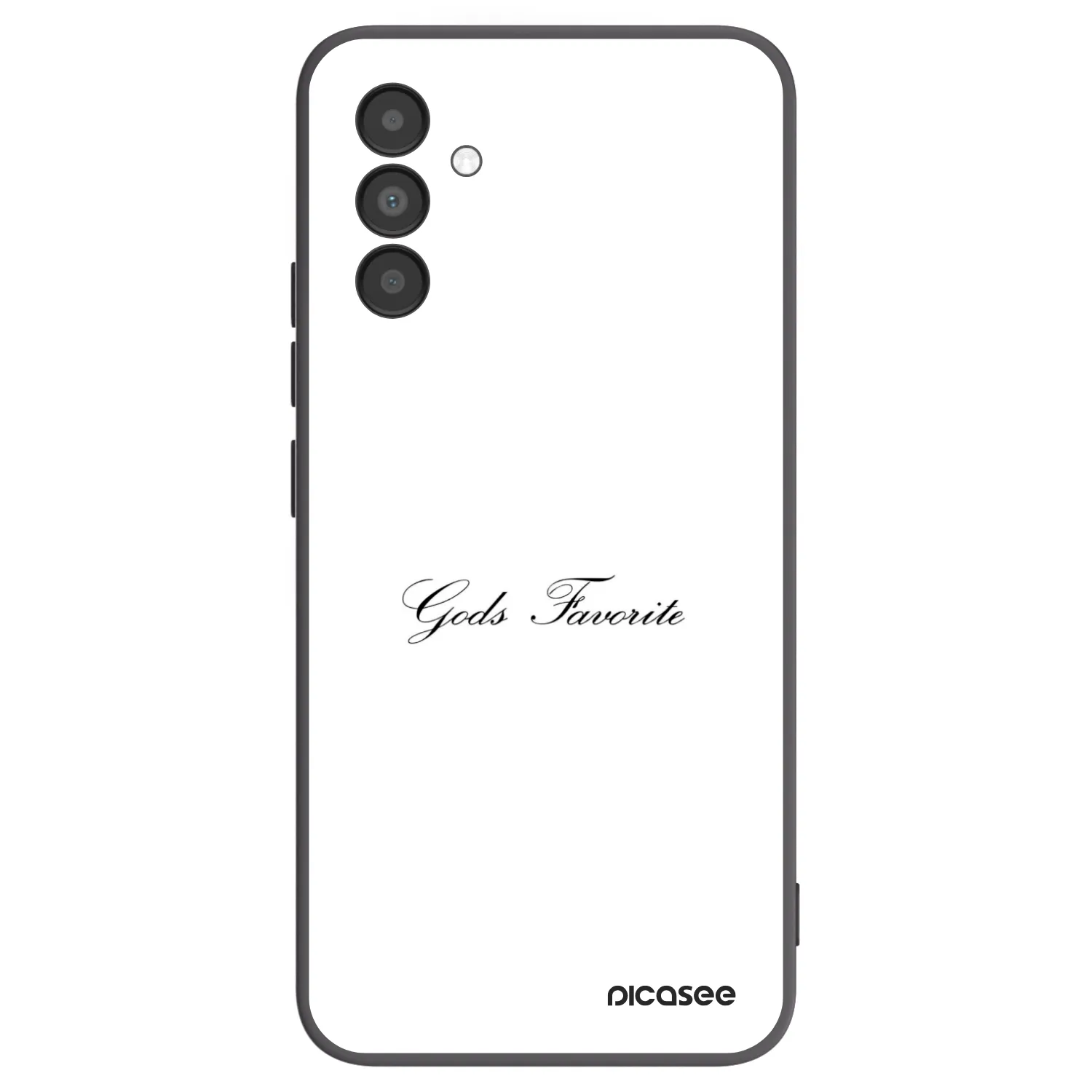 Picasee silikonový černý obal pro Samsung Galaxy A04s A047F - Gods Favorite