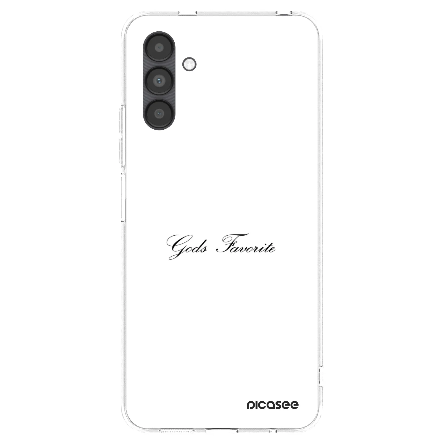 Picasee silikonový průhledný obal pro Samsung Galaxy A04s A047F - Gods Favorite