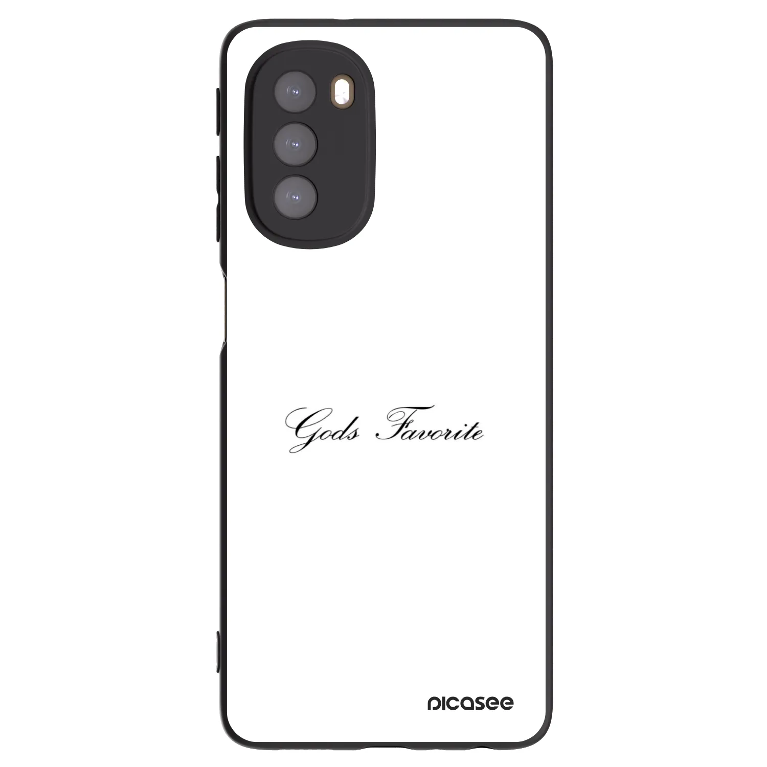 Picasee silikonový černý obal pro Motorola Moto G51 - Gods Favorite