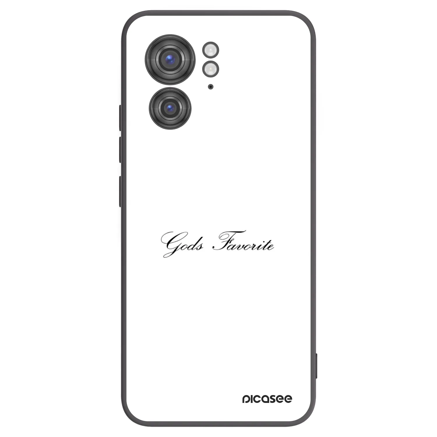 Picasee silikonový černý obal pro Motorola Edge 40 - Gods Favorite