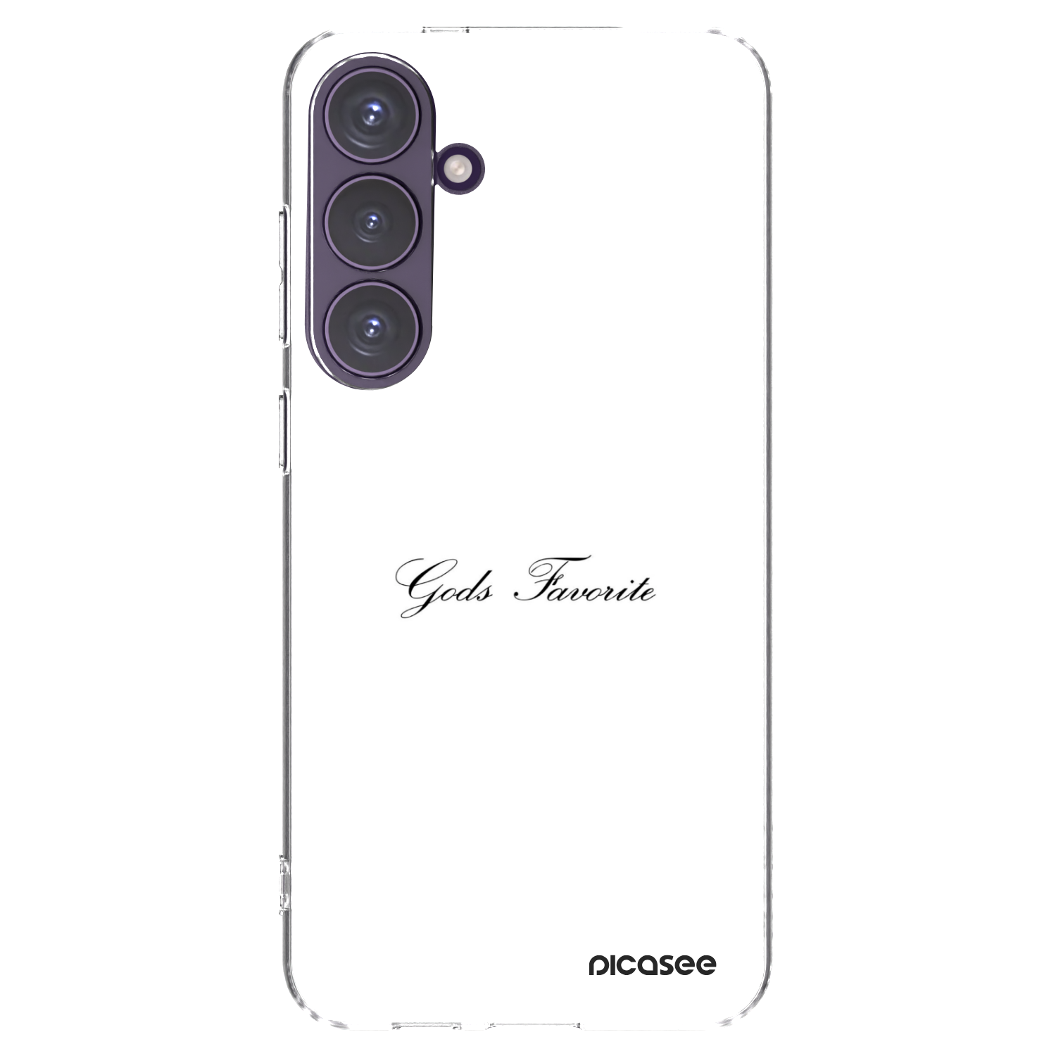 Picasee silikonový průhledný obal pro Samsung Galaxy S24+ S926B 5G - Gods Favorite