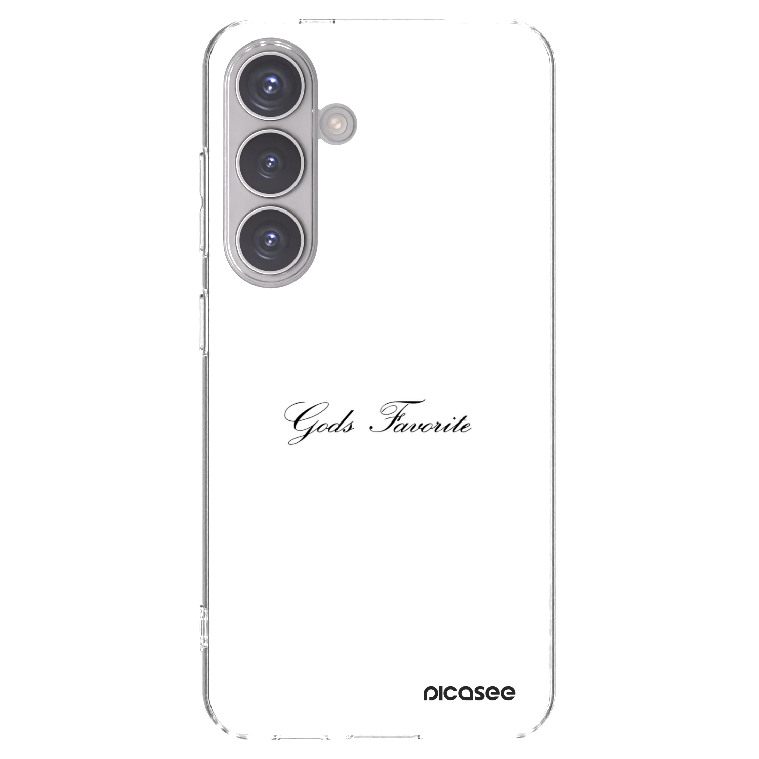 Picasee silikonový průhledný obal pro Samsung Galaxy S24 S921B 5G - Gods Favorite