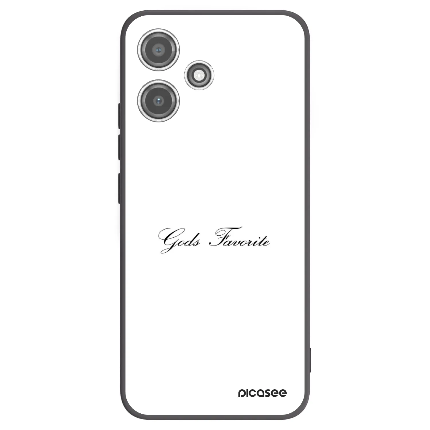 Picasee silikonový černý obal pro Xiaomi Redmi 12 5G - Gods Favorite
