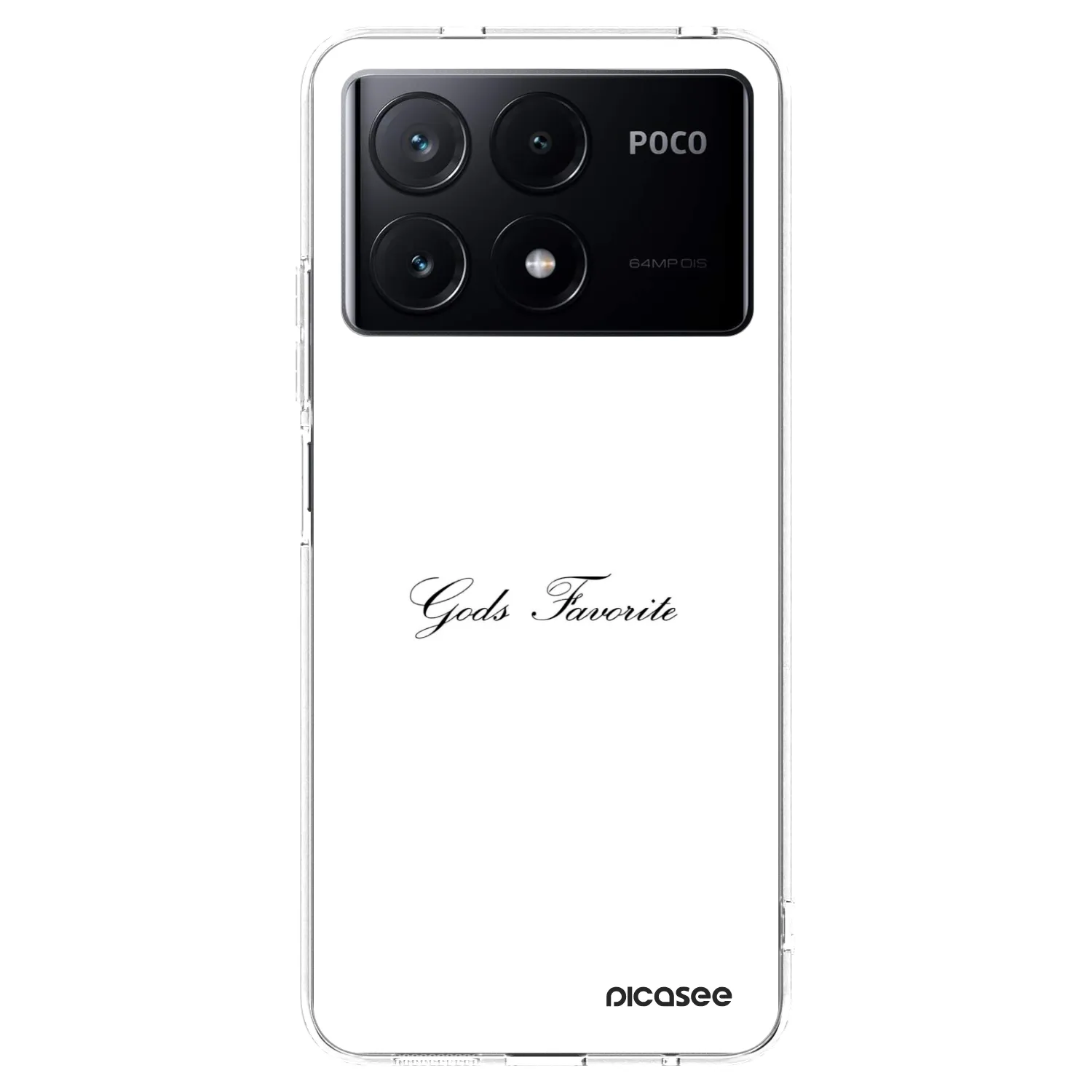 Picasee silikonový průhledný obal pro Xiaomi Poco X6 Pro - Gods Favorite