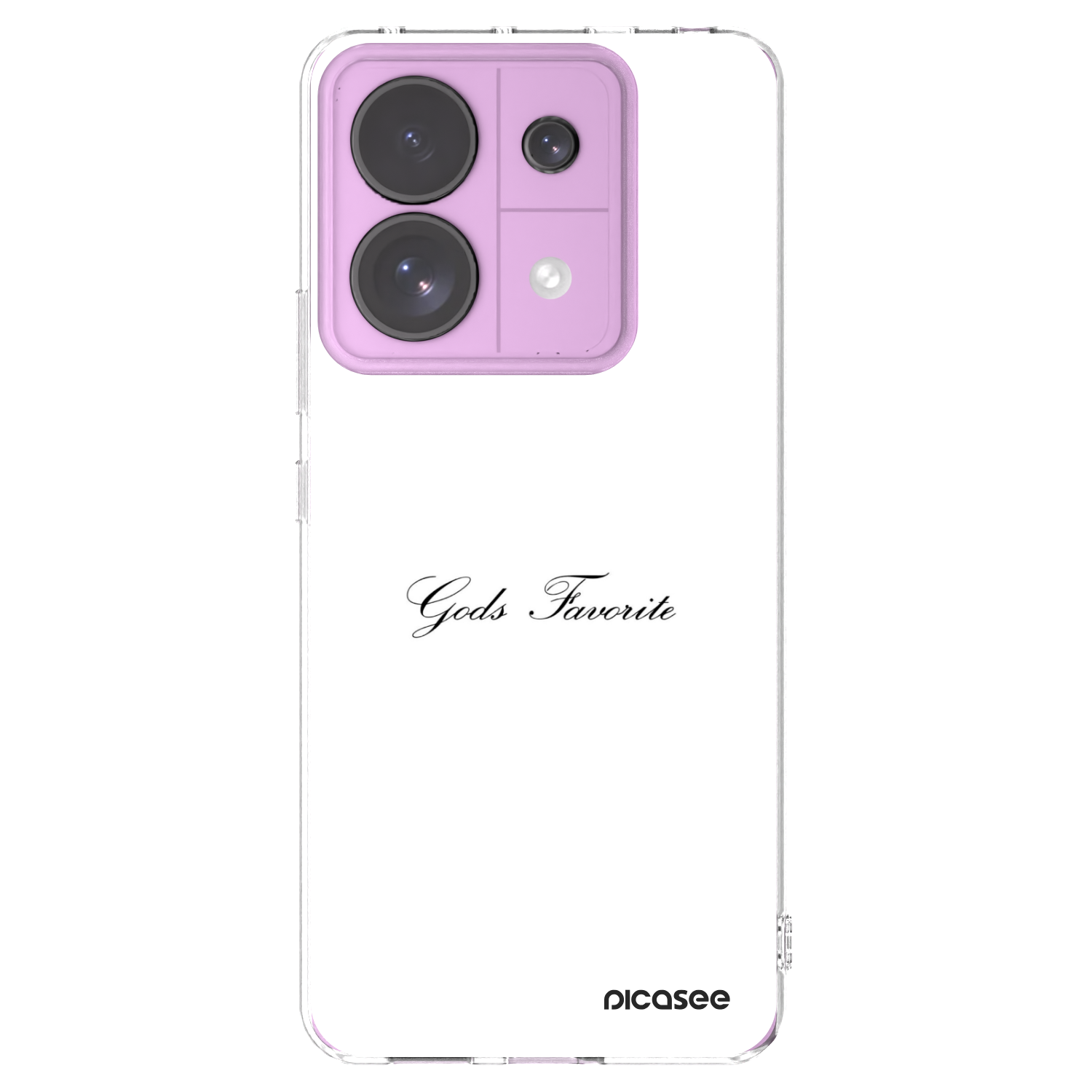 Picasee silikonový průhledný obal pro Xiaomi Redmi Note 13 Pro 5G - Gods Favorite