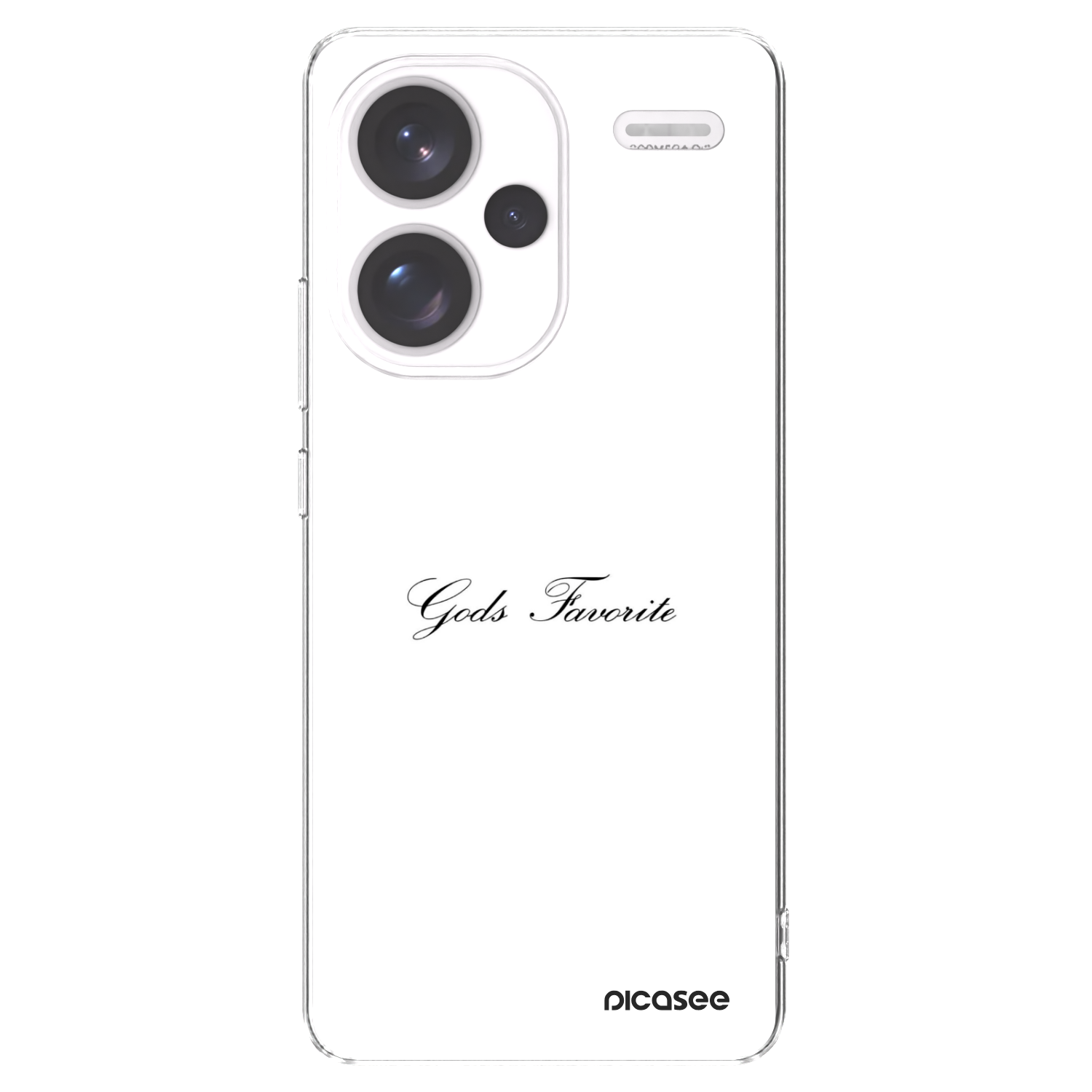 Picasee silikonový průhledný obal pro Xiaomi Redmi Note 13 Pro+ 5G - Gods Favorite