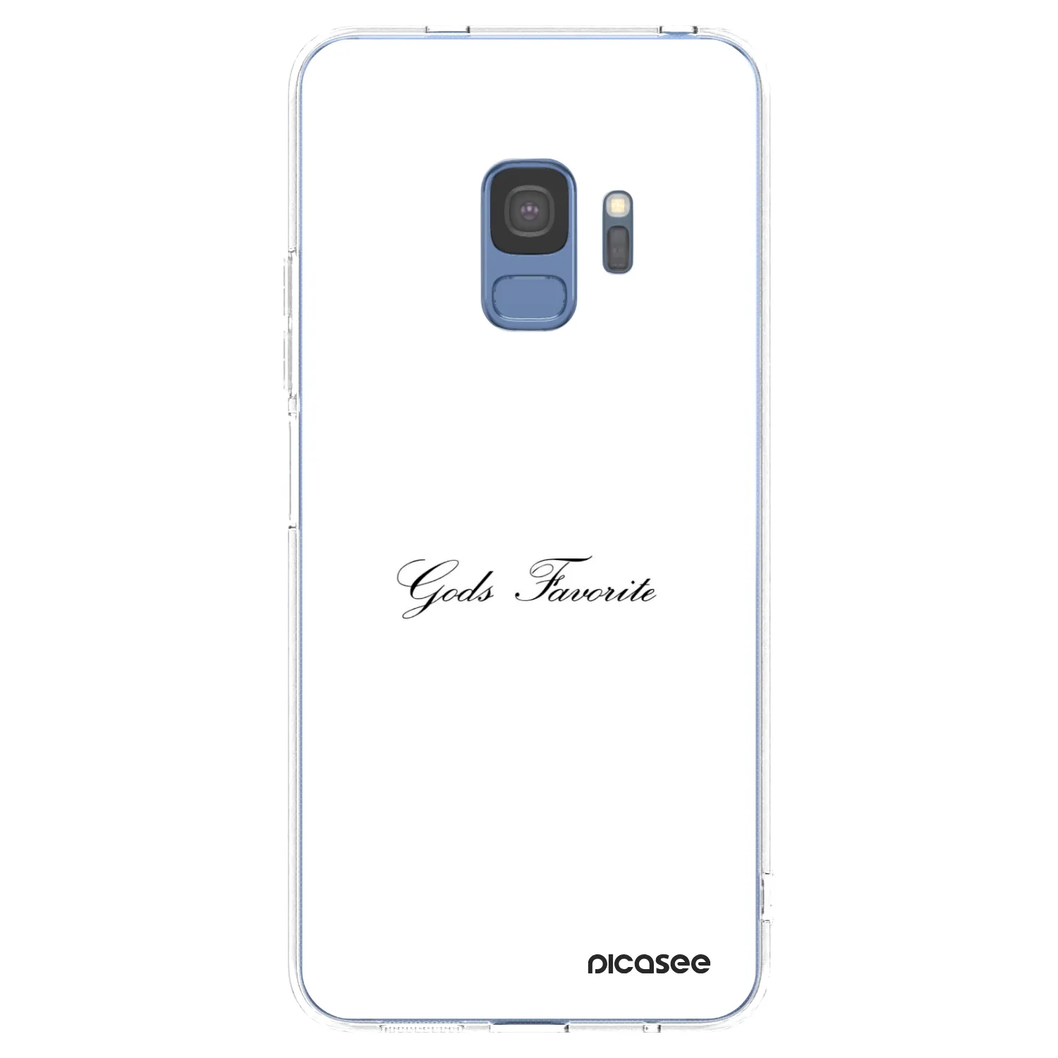 Picasee silikonový průhledný obal pro Samsung Galaxy S9 G960F - Gods Favorite
