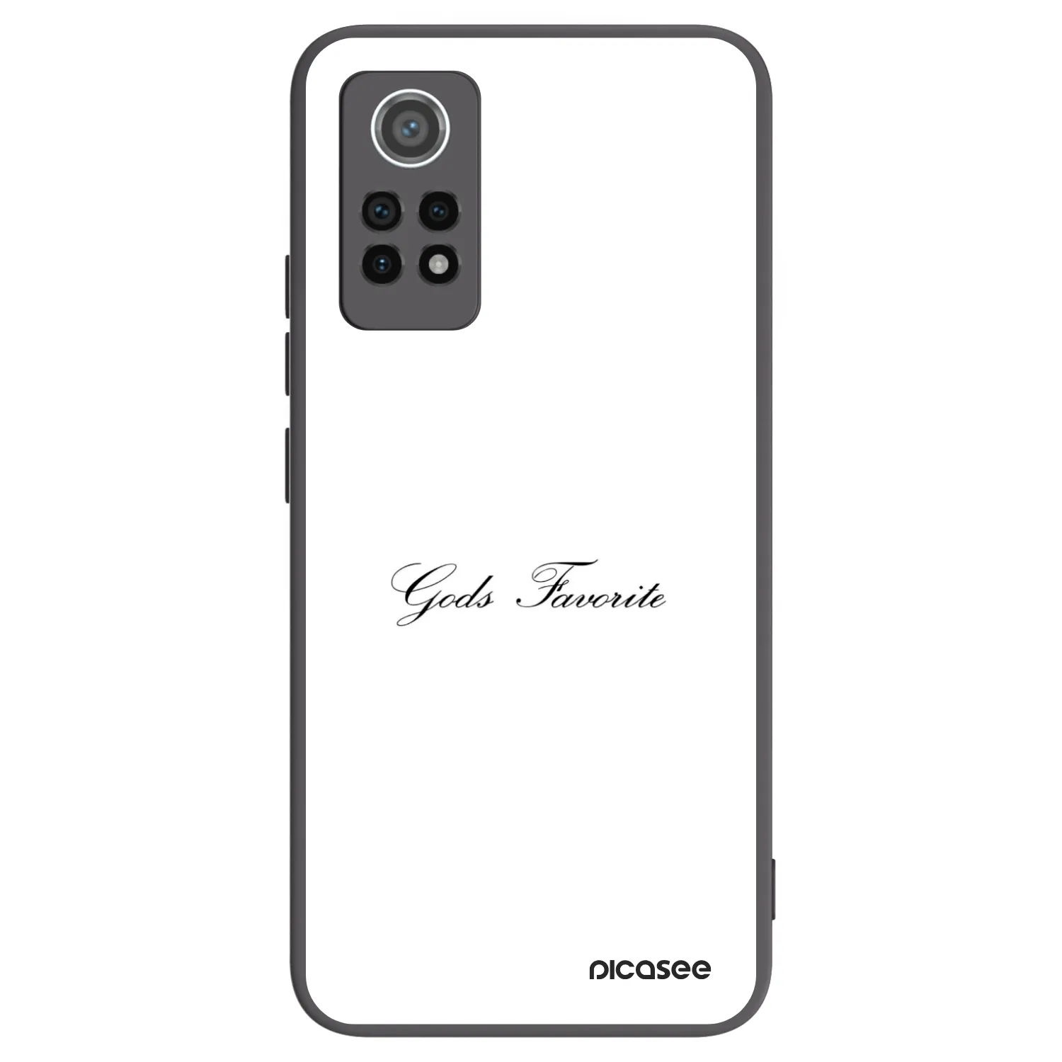 Picasee silikonový černý obal pro Xiaomi Redmi Note 12 Pro 4G - Gods Favorite