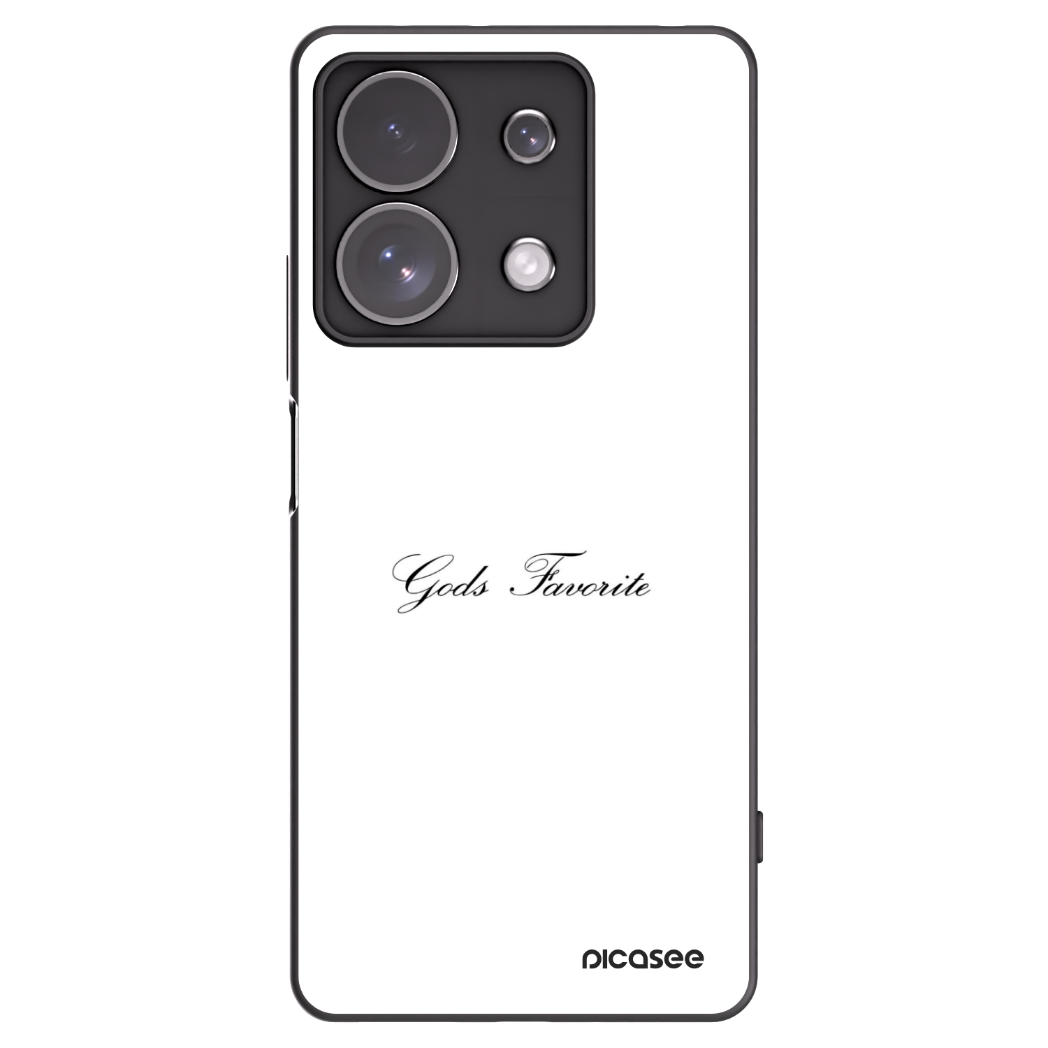 Picasee silikonový černý obal pro Xiaomi Redmi Note 13 Pro 4G - Gods Favorite