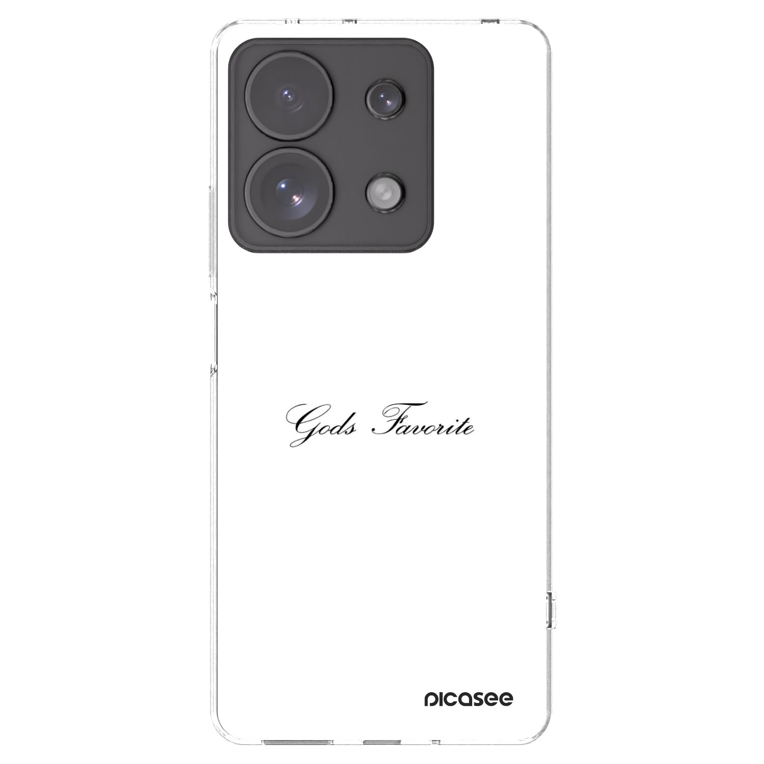 Picasee silikonový průhledný obal pro Xiaomi Redmi Note 13 Pro 4G - Gods Favorite