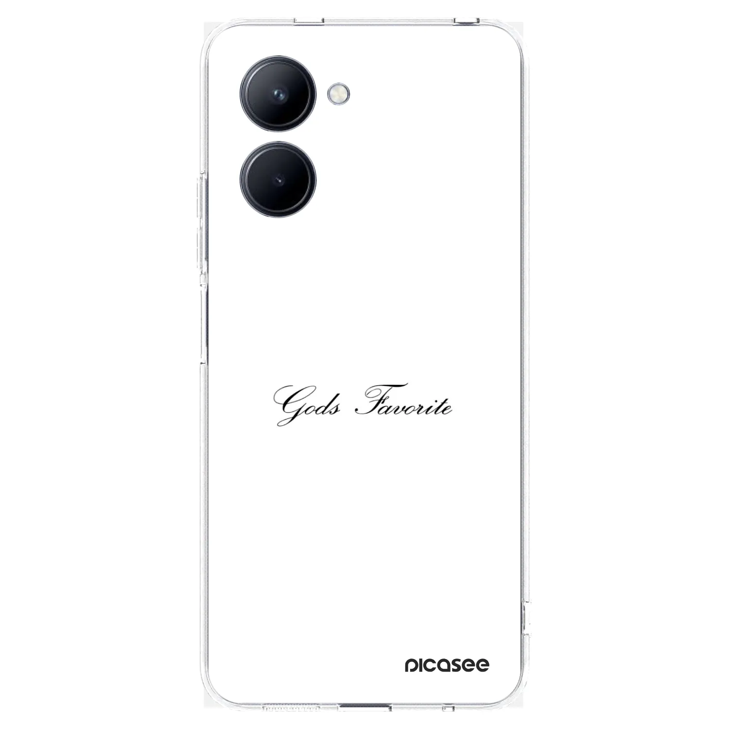 Picasee silikonový průhledný obal pro Realme C33 (2023) - Gods Favorite