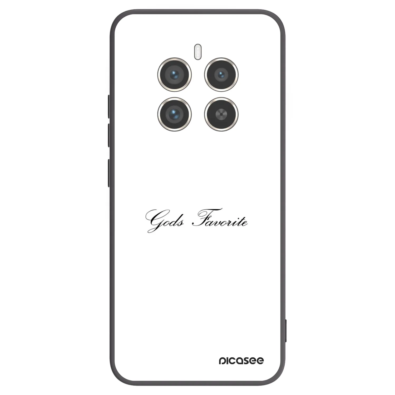 Picasee silikonový černý obal pro Realme 12 Pro 5G - Gods Favorite