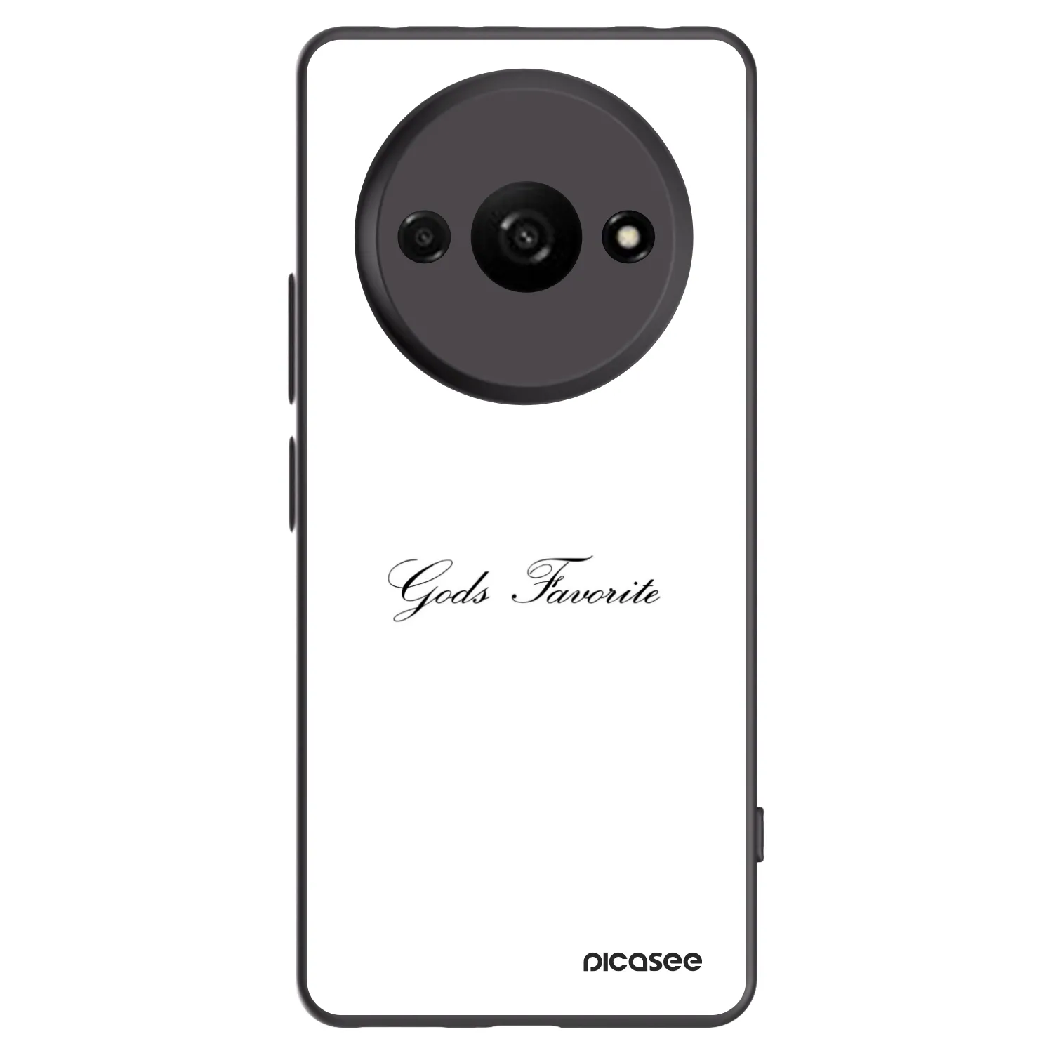 Picasee silikonový černý obal pro Xiaomi Redmi A3 - Gods Favorite