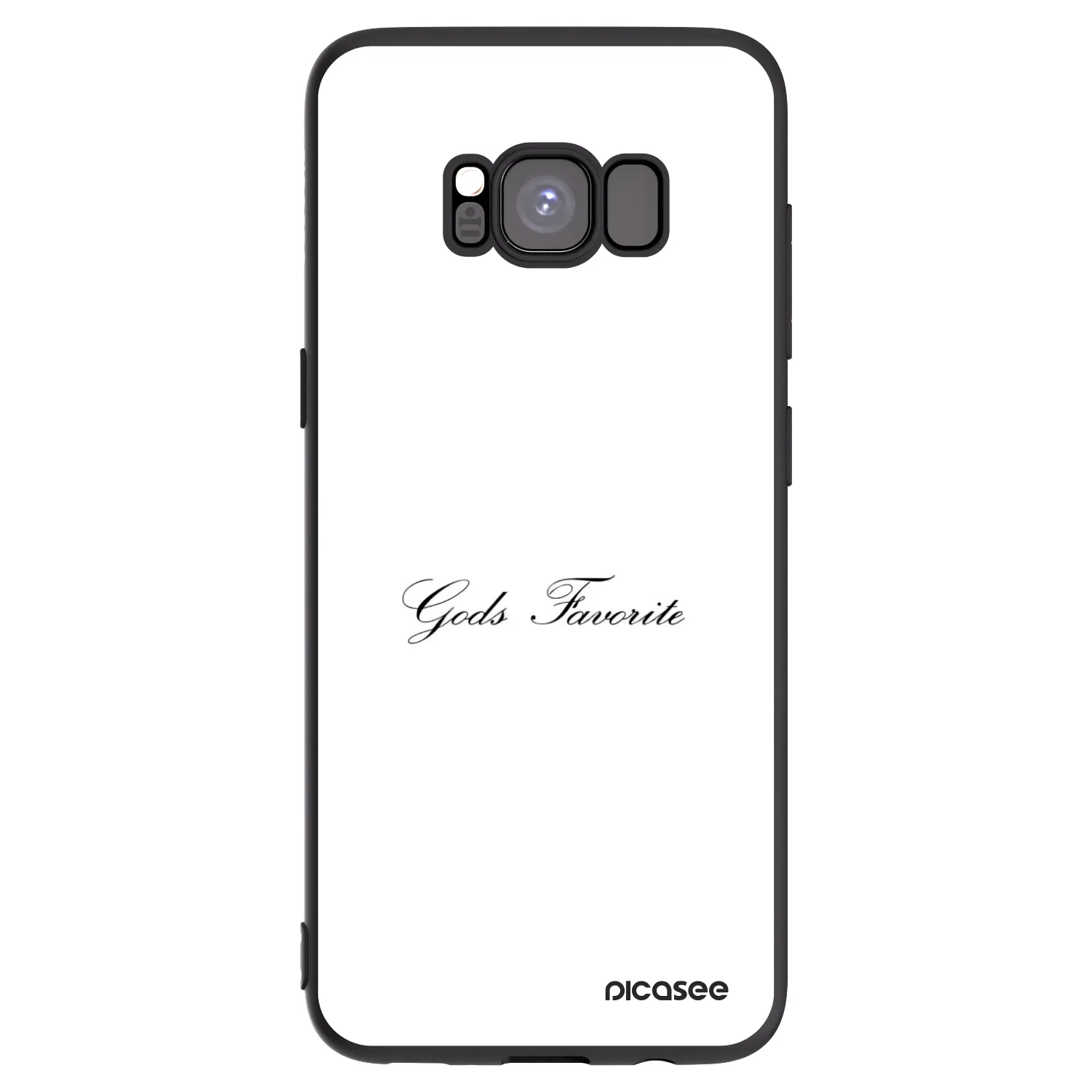 Picasee silikonový černý obal pro Samsung Galaxy S8 G950F - Gods Favorite