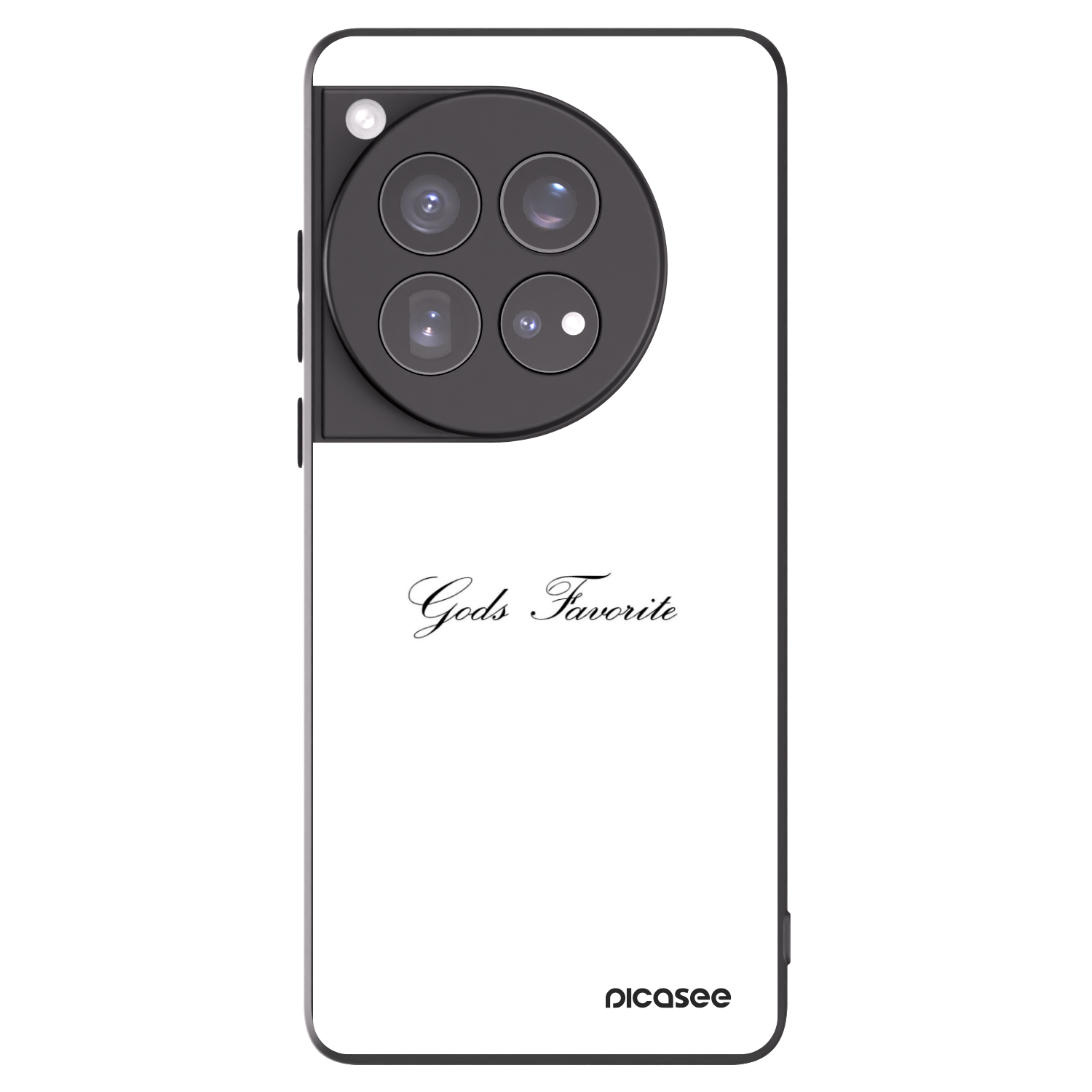 Picasee silikonový černý obal pro OnePlus 12 5G - Gods Favorite