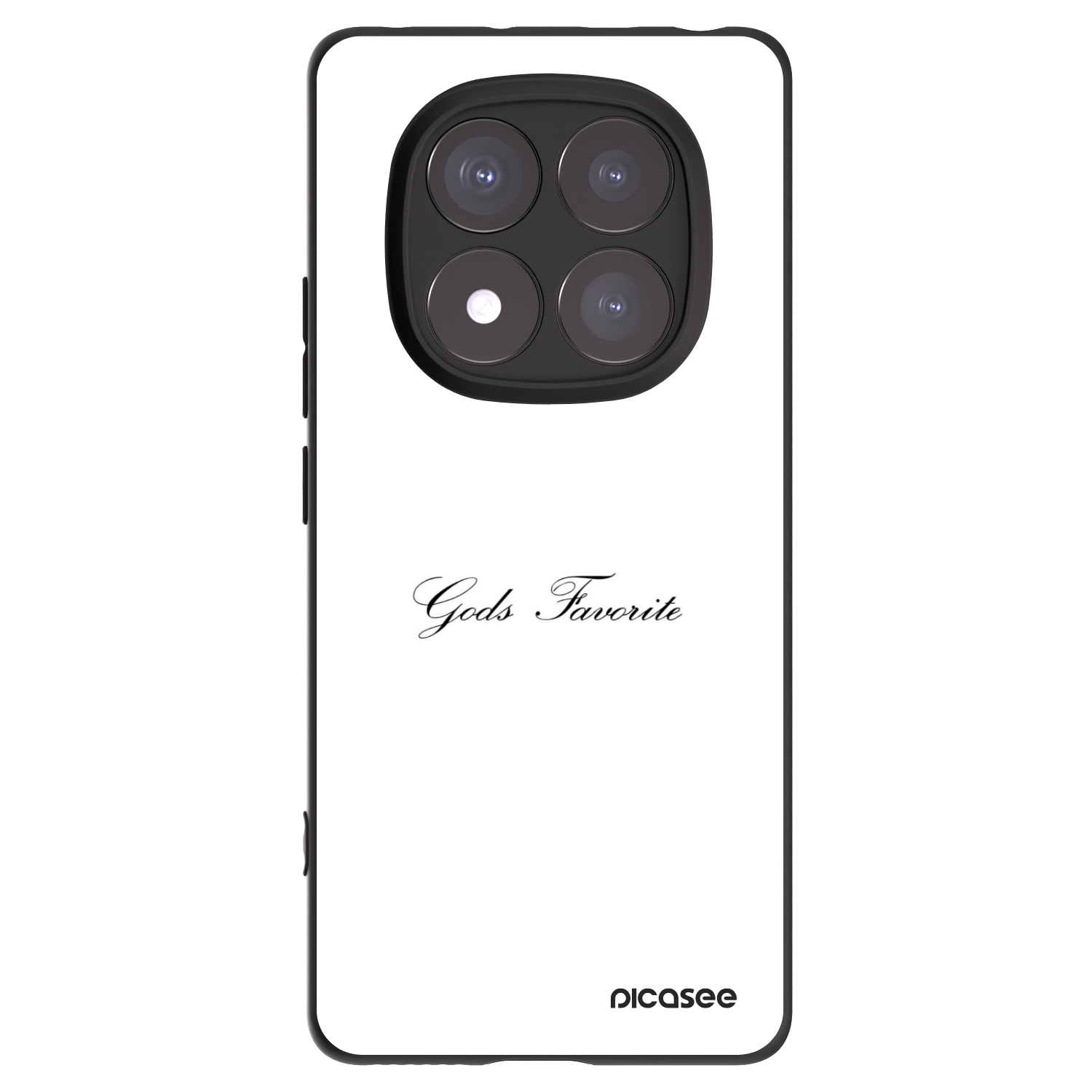 Picasee silikonový černý obal pro Xiaomi Redmi Note 14 Pro 5G - Gods Favorite