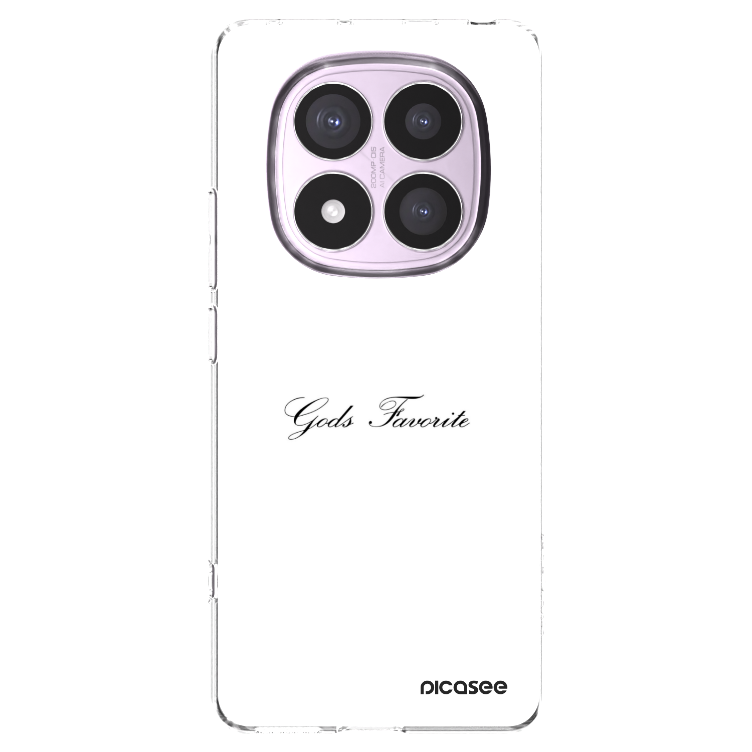 Picasee silikonový průhledný obal pro Xiaomi Redmi Note 14 Pro 5G - Gods Favorite